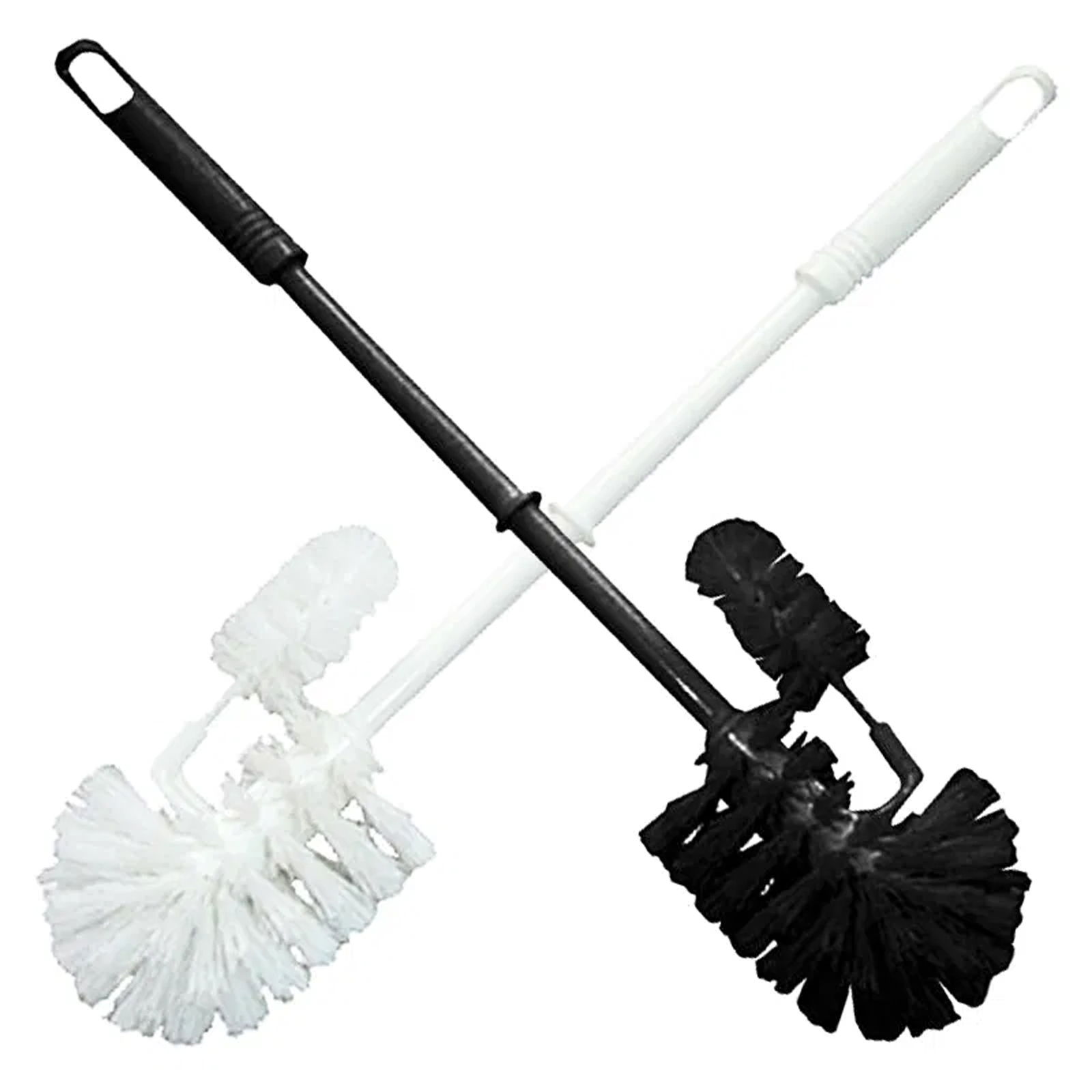 Brosse WC avec nettoyeur de rebord 90 mm