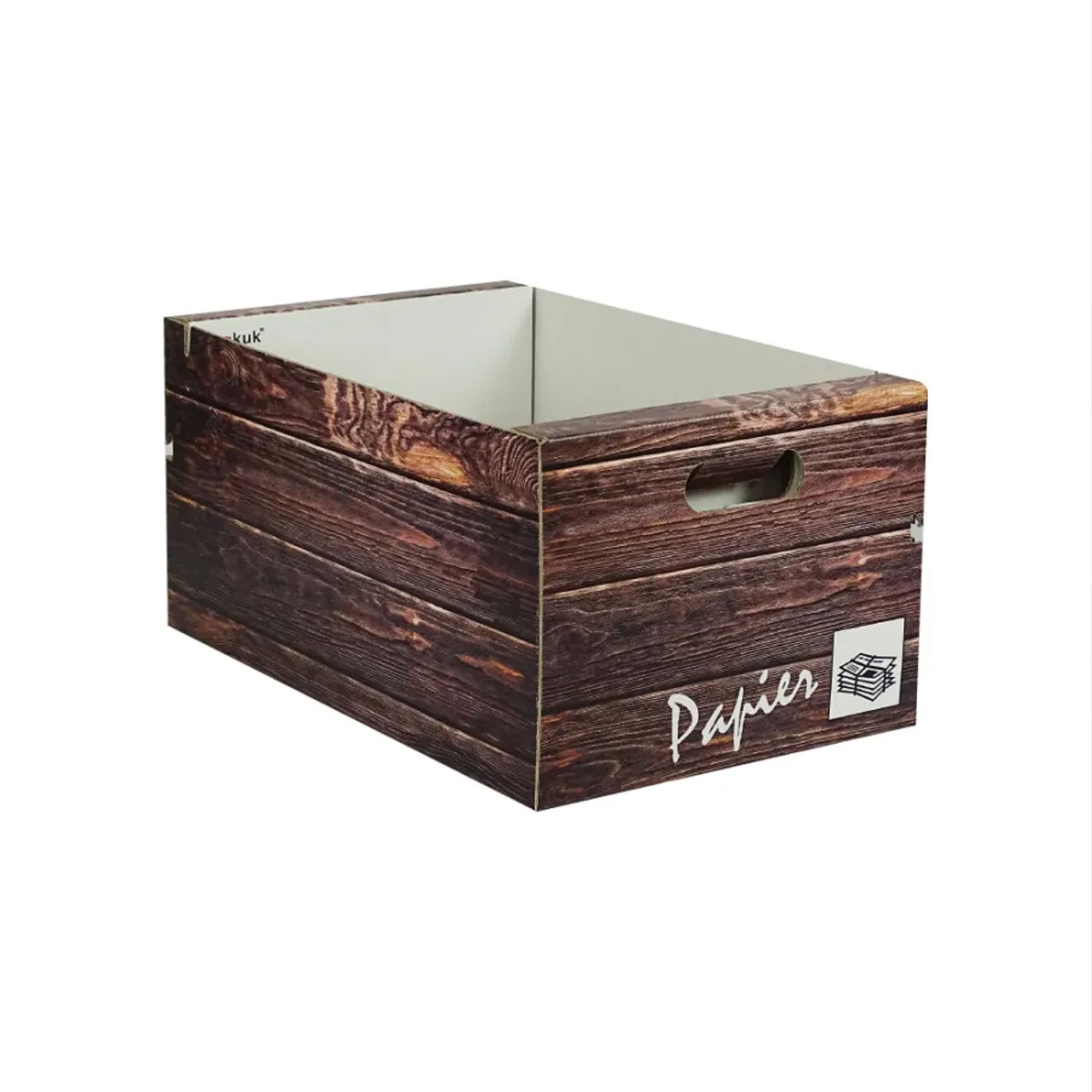 Waste paper container for paper disposal | Wood