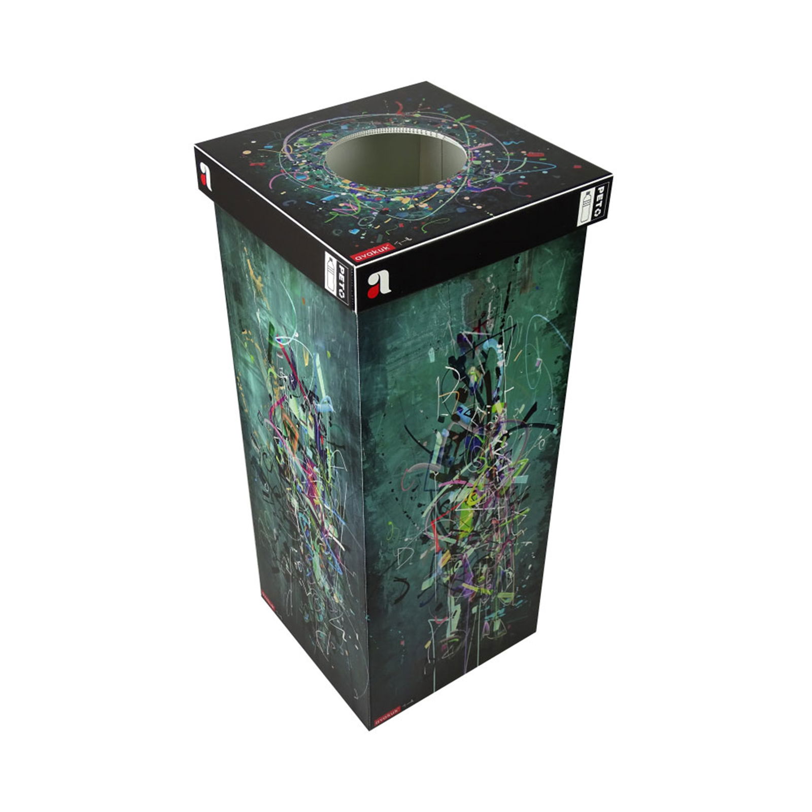 Recycling Sammelbehälter | 110 l | Kunst