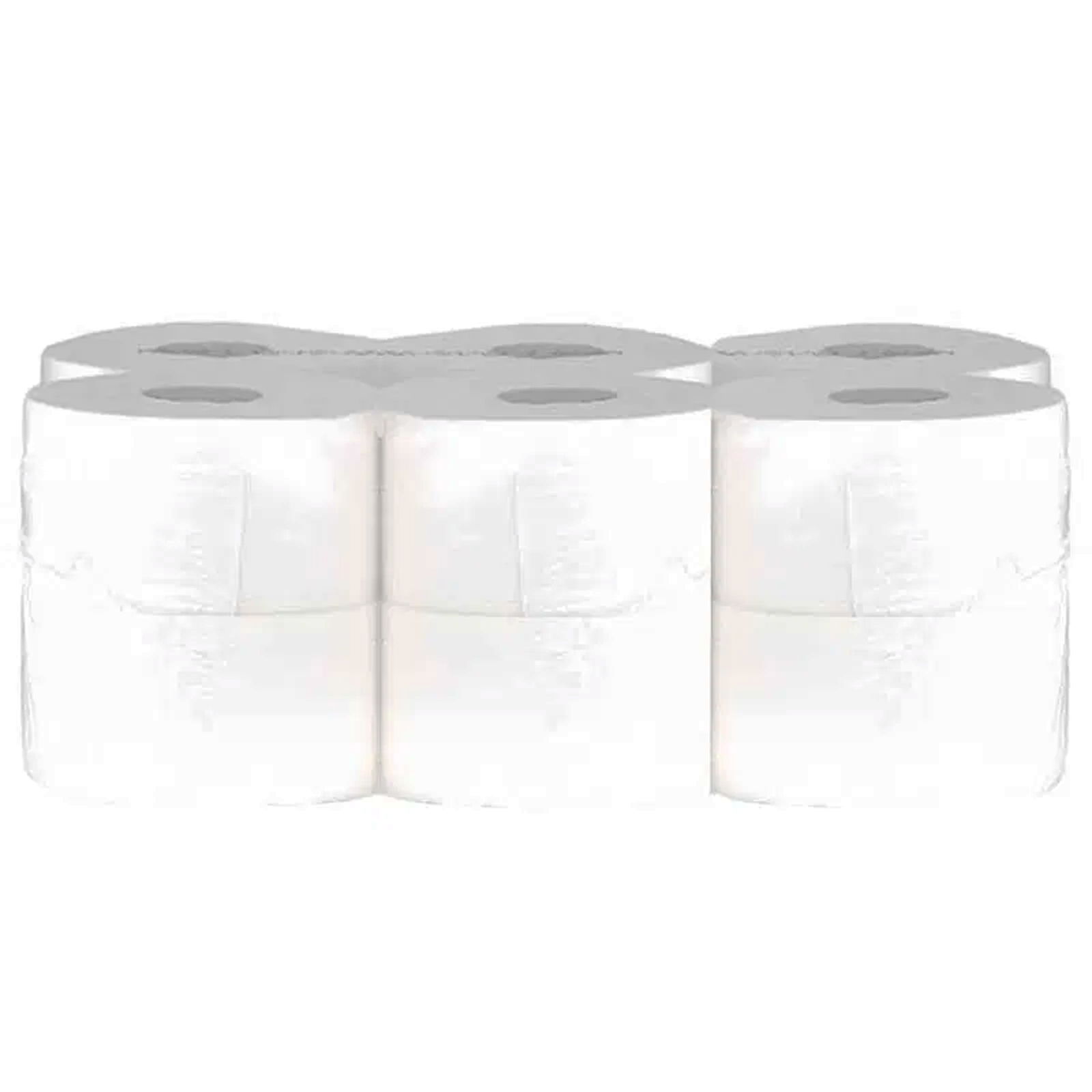 Carta igienica rotoli jumbo 2 veli cellulosa 170 m 1130 strappi