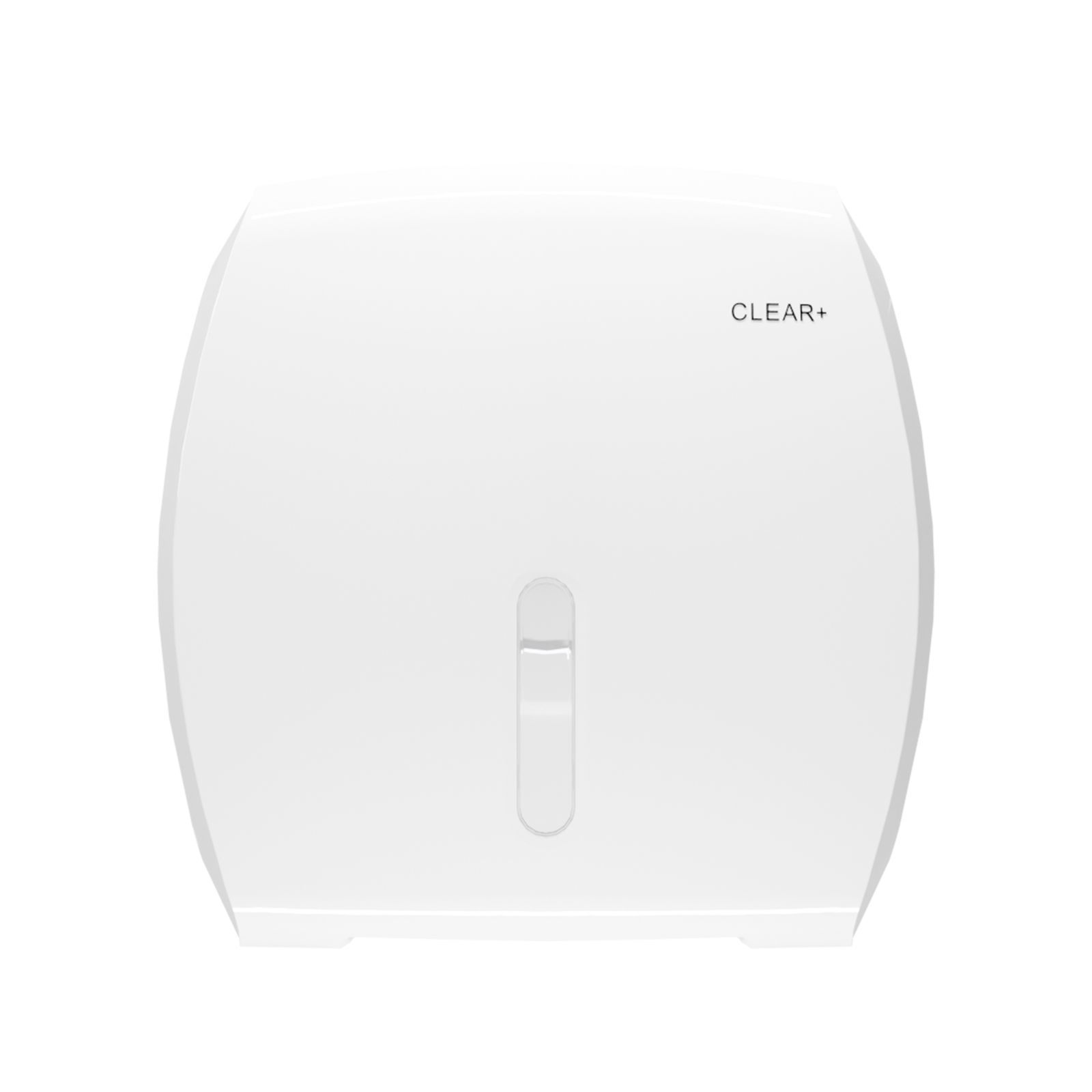 1701512 Clear+ Jumbo Toilettenpapierspender weiß