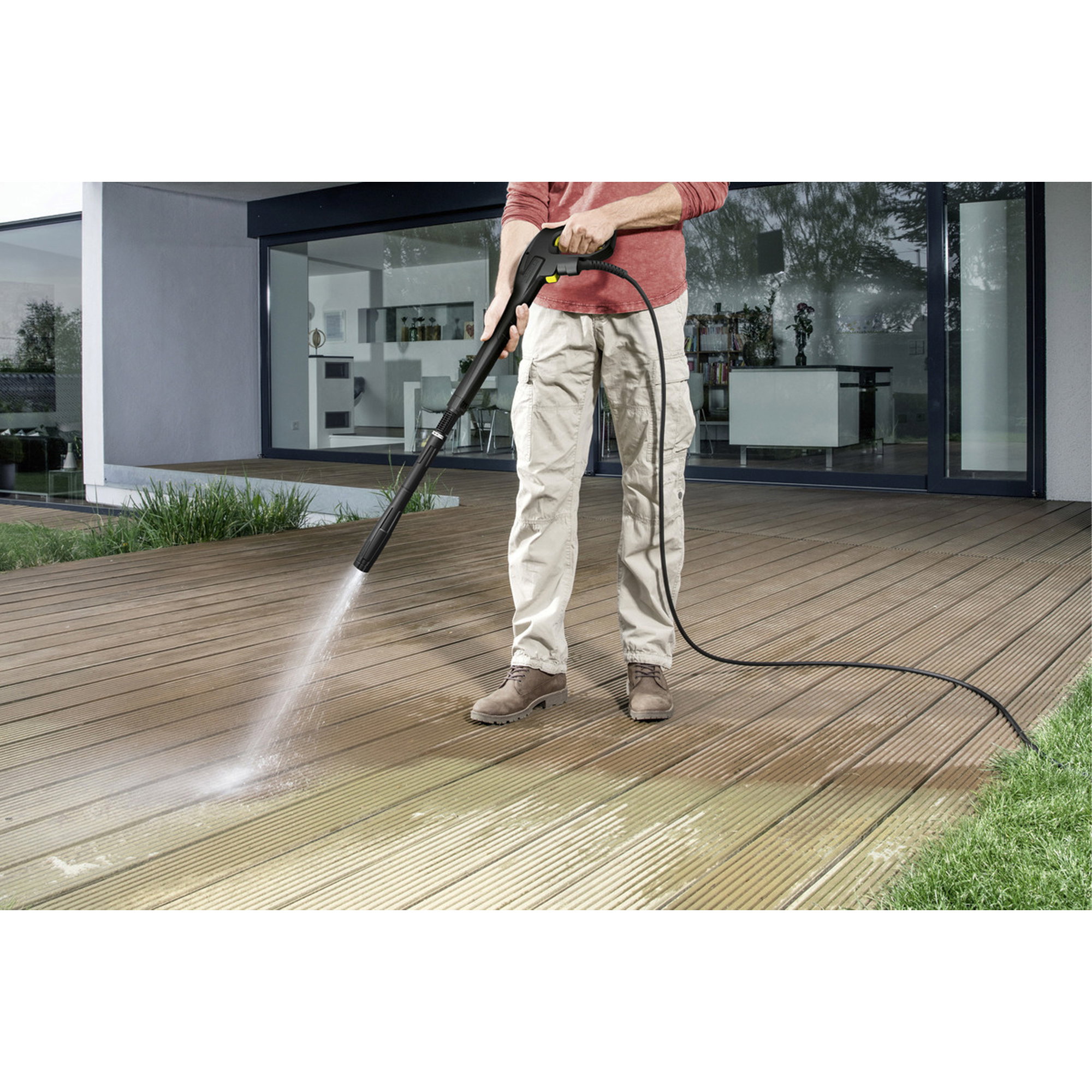 Druckreiniger, Außenreiniger, Deckenreinigung, Gartenhaken?, Kabelgebrachtes Gerät