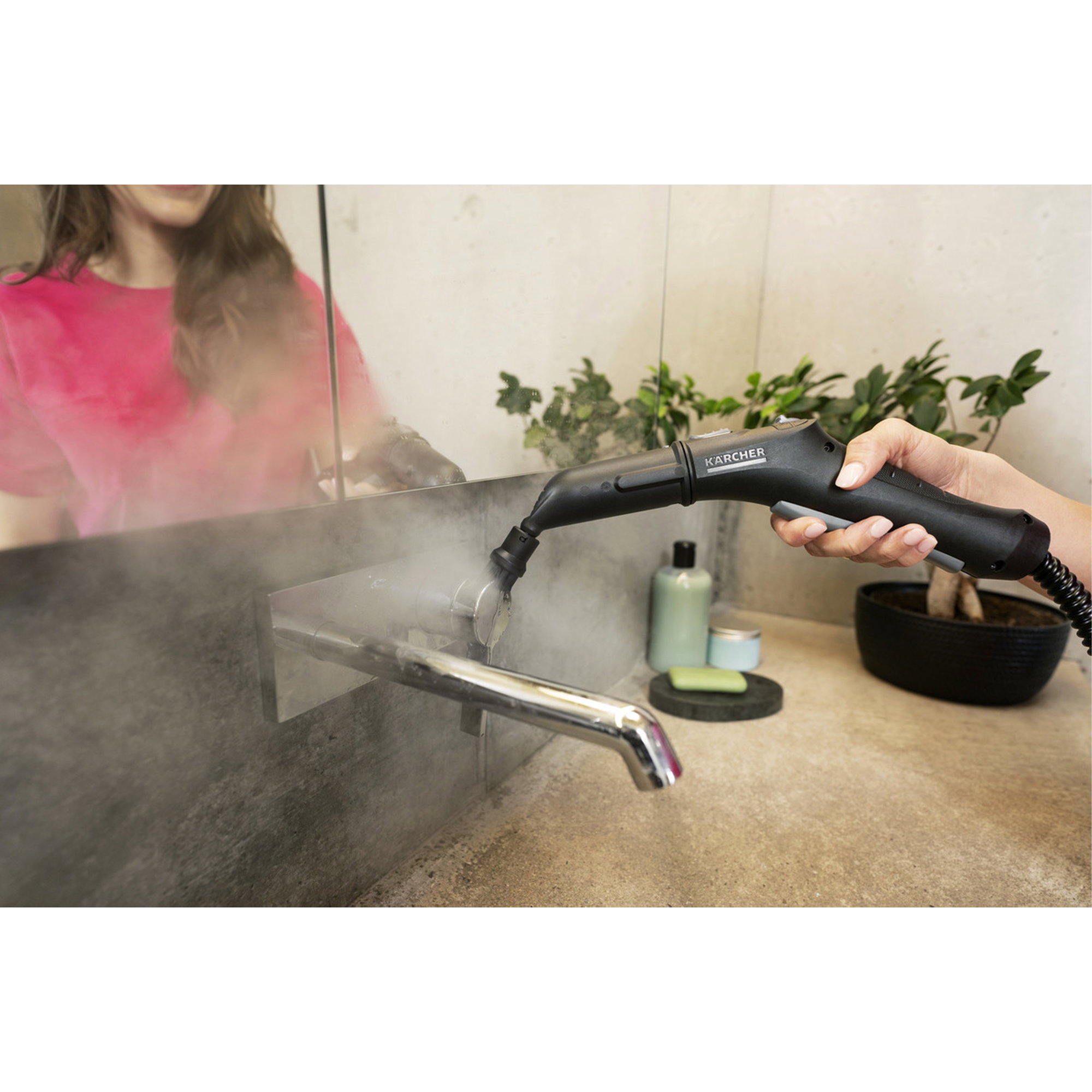 Dampfreiniger, Kärcher, Dampfreiniger, Schaum, Haushaltsgerät