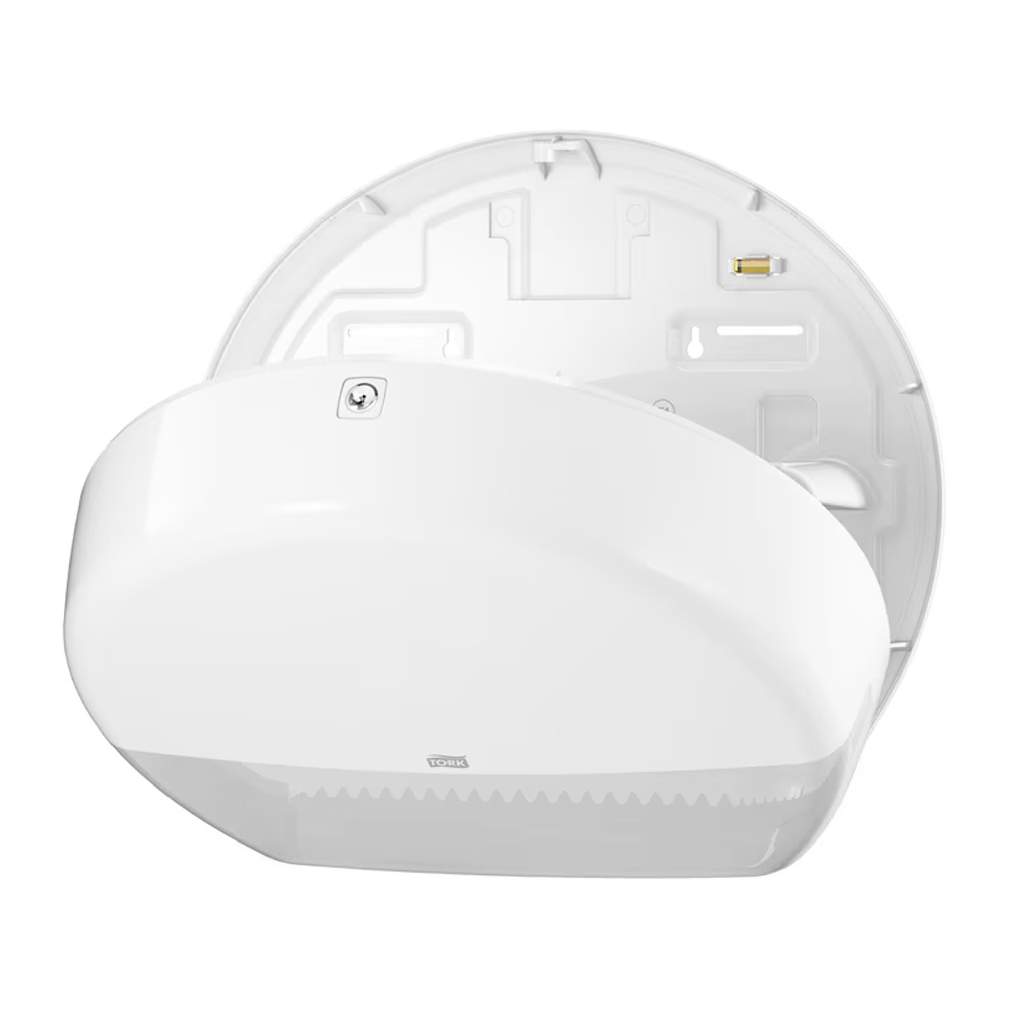 TORK Jumbo Toilettenpapierspender, toilet, Toilette, Soft-Closing, Weiß, Deckel