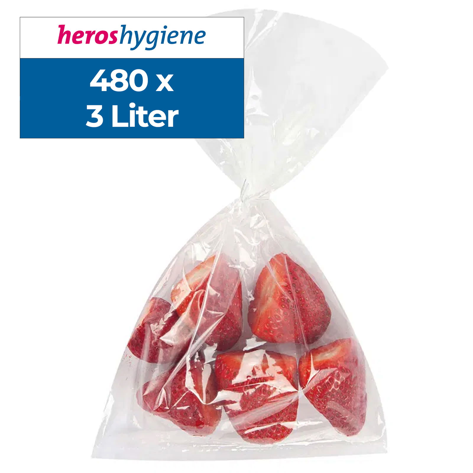 Gefrierbeutel 3 Liter transparent