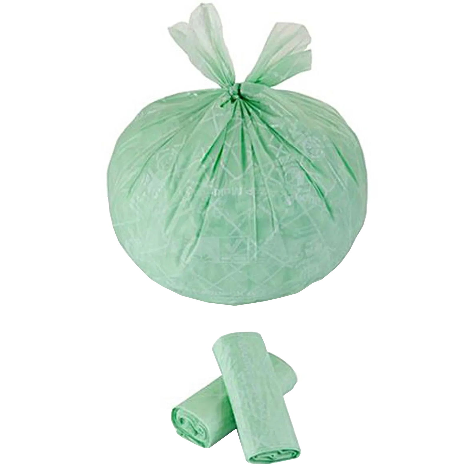 Fodere organiche per pattumiere senza manico | a base di amido di mais | compostabili