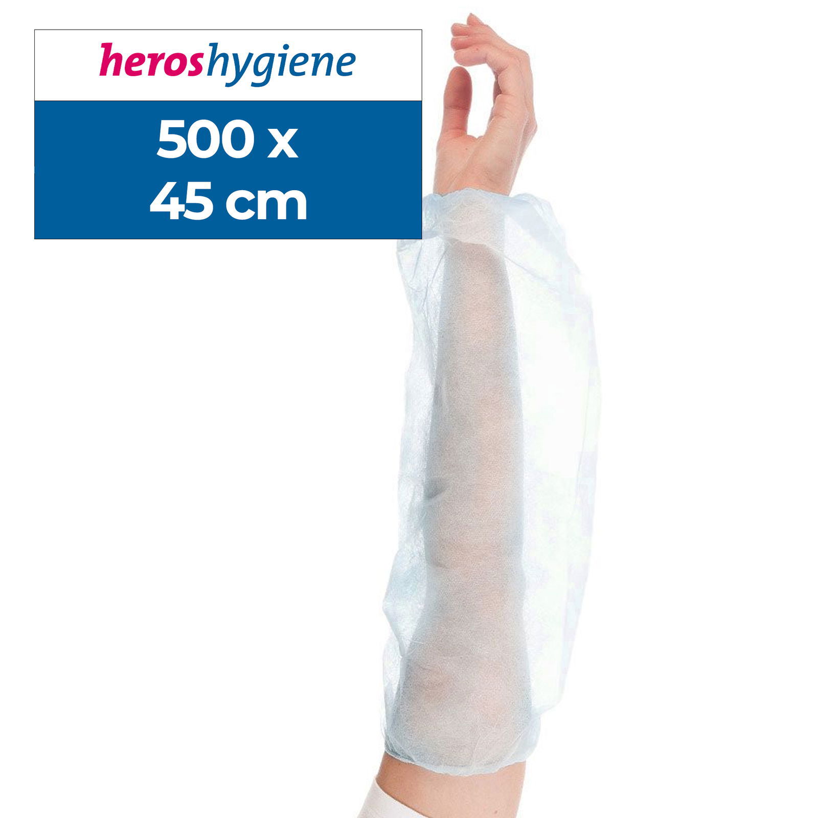 Manchette de protection bleue PP non-tissé light