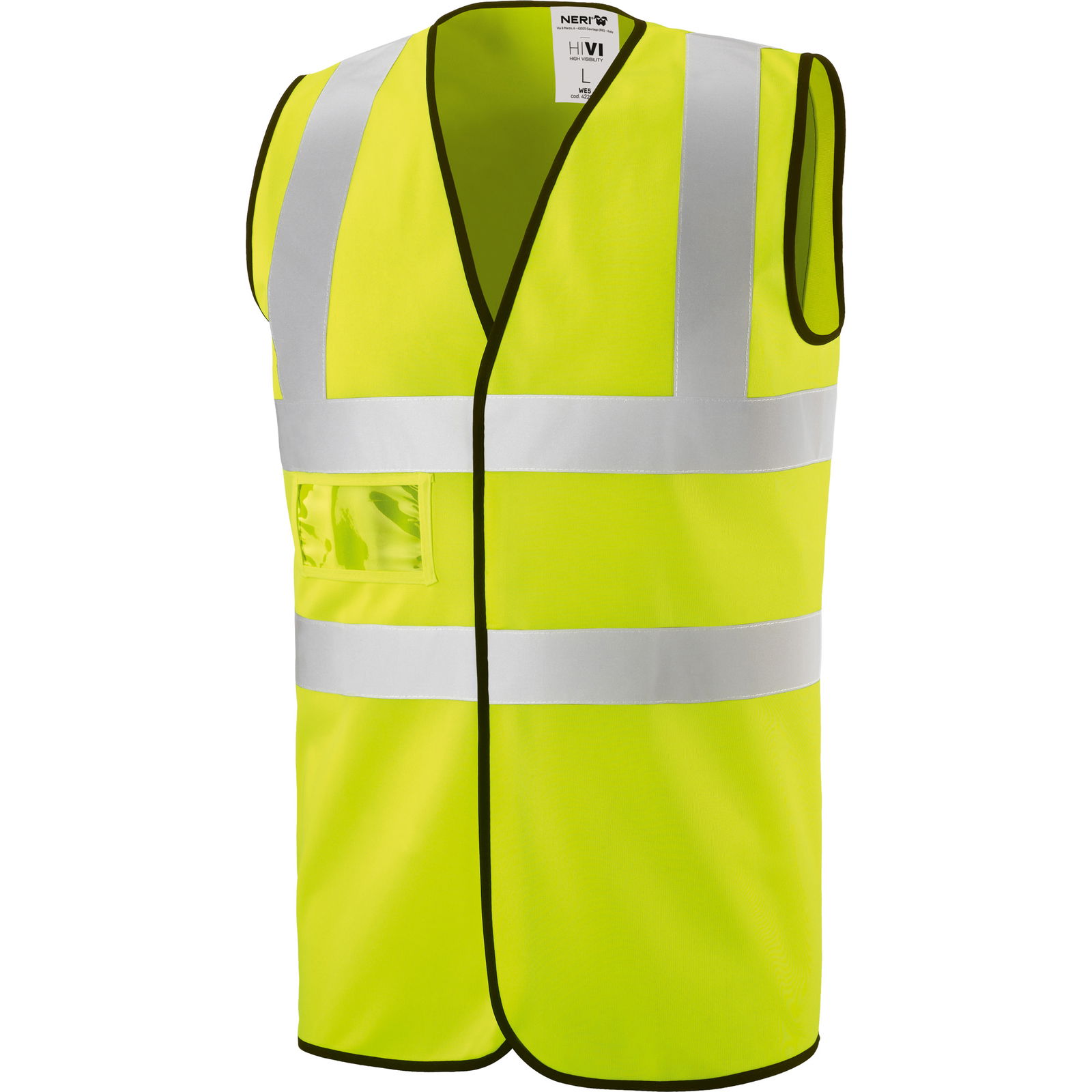 Leuchtweste gelb mit Klettverschluss Klasse 2