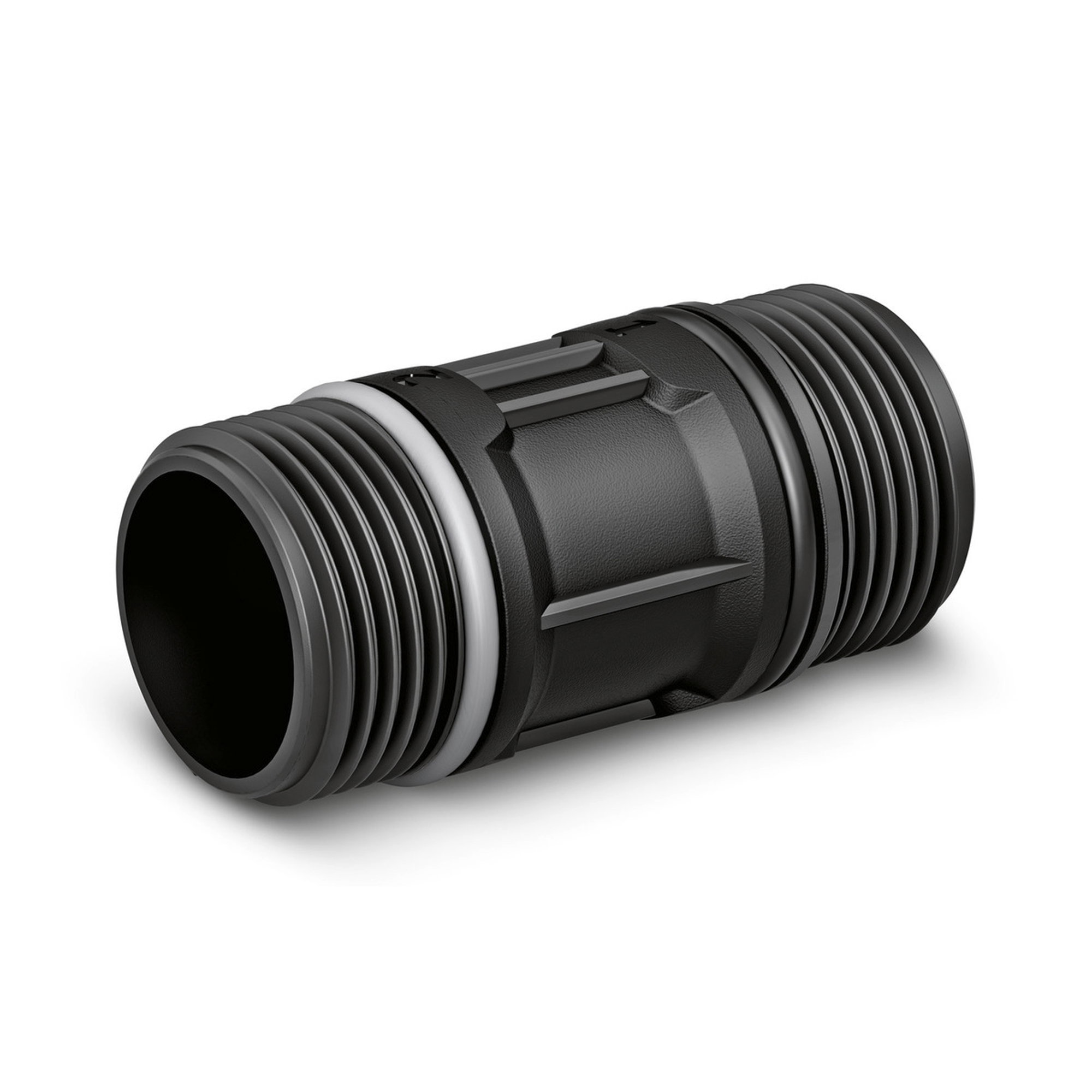 Adapter, Gewinde, Schwarz, Gummi-Dichtung, Connectors