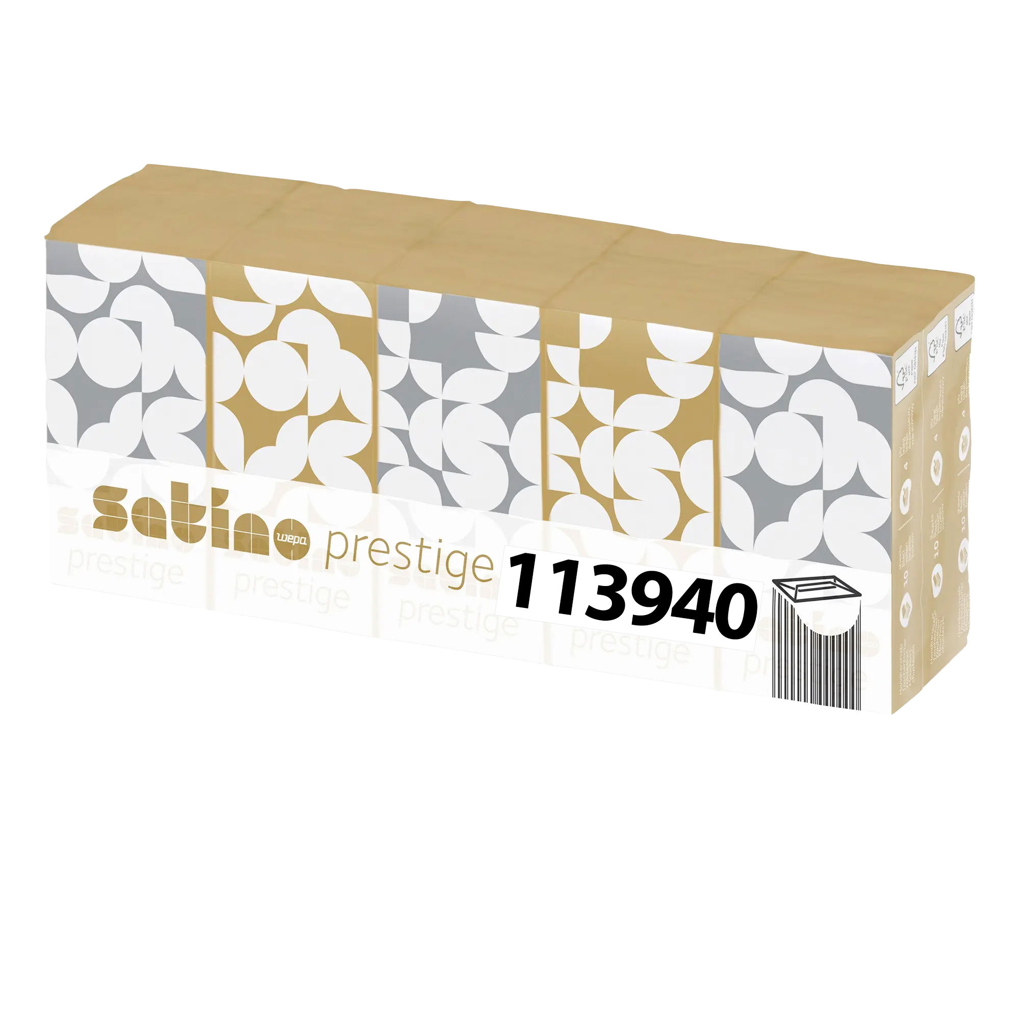 Taschentücher | 4-lagig | Zellstoff | satino Prestige 113940