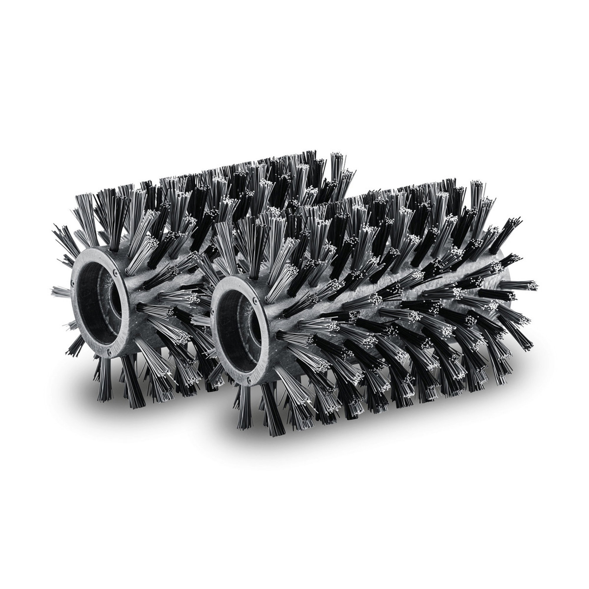Bürstenrolle, Schrubberrolle, Bürstenkopf, Metall, Zentrales Lochmaß