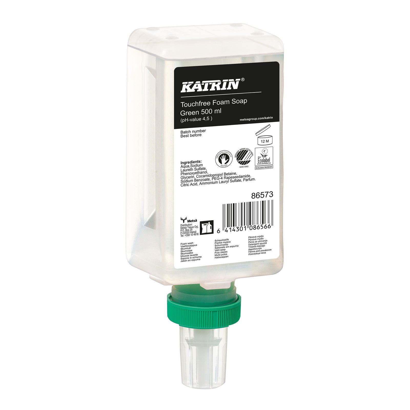 Sapone in schiuma touchfree Katrin 86573 Fresh 500 ml