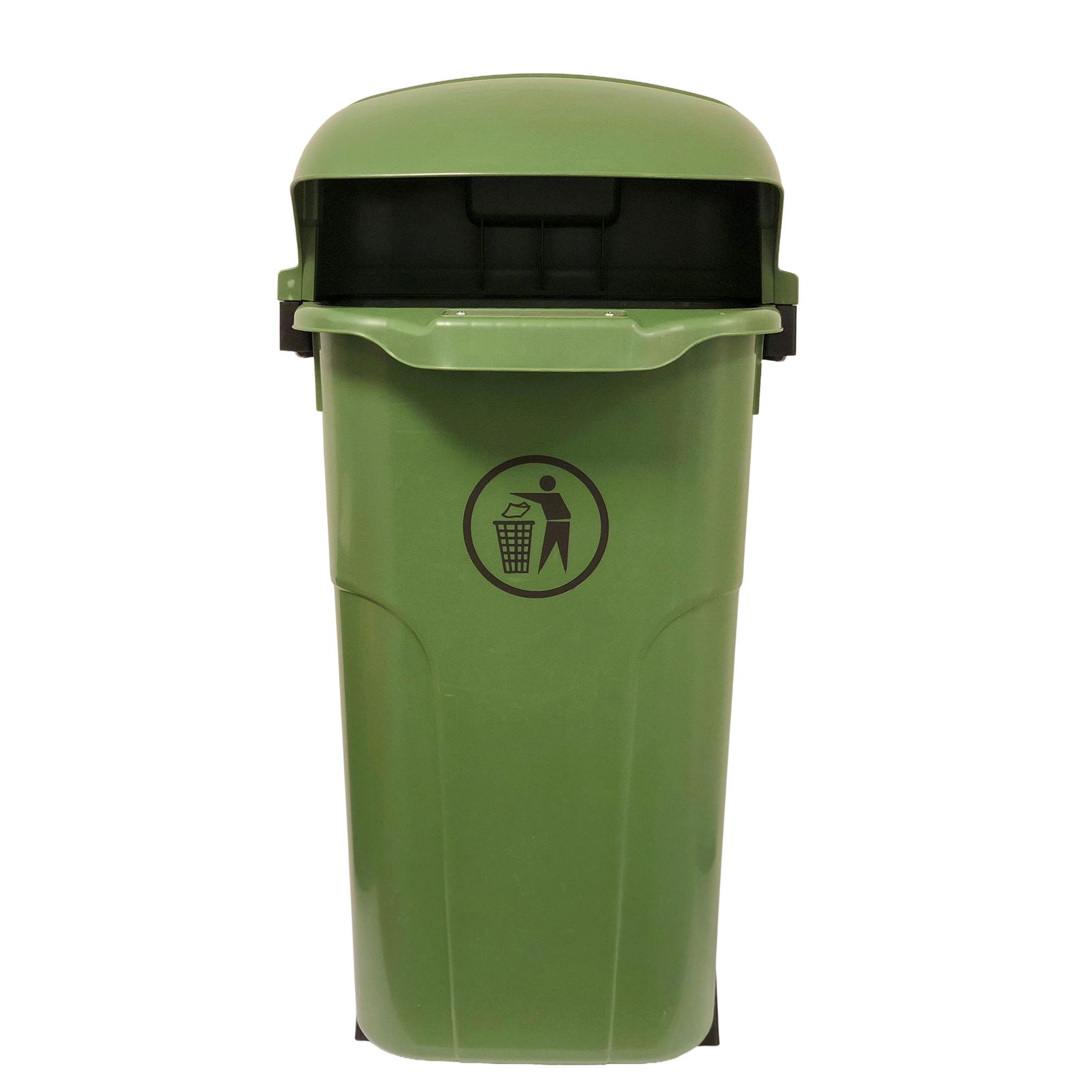 Waste container green DIN 50 litres
