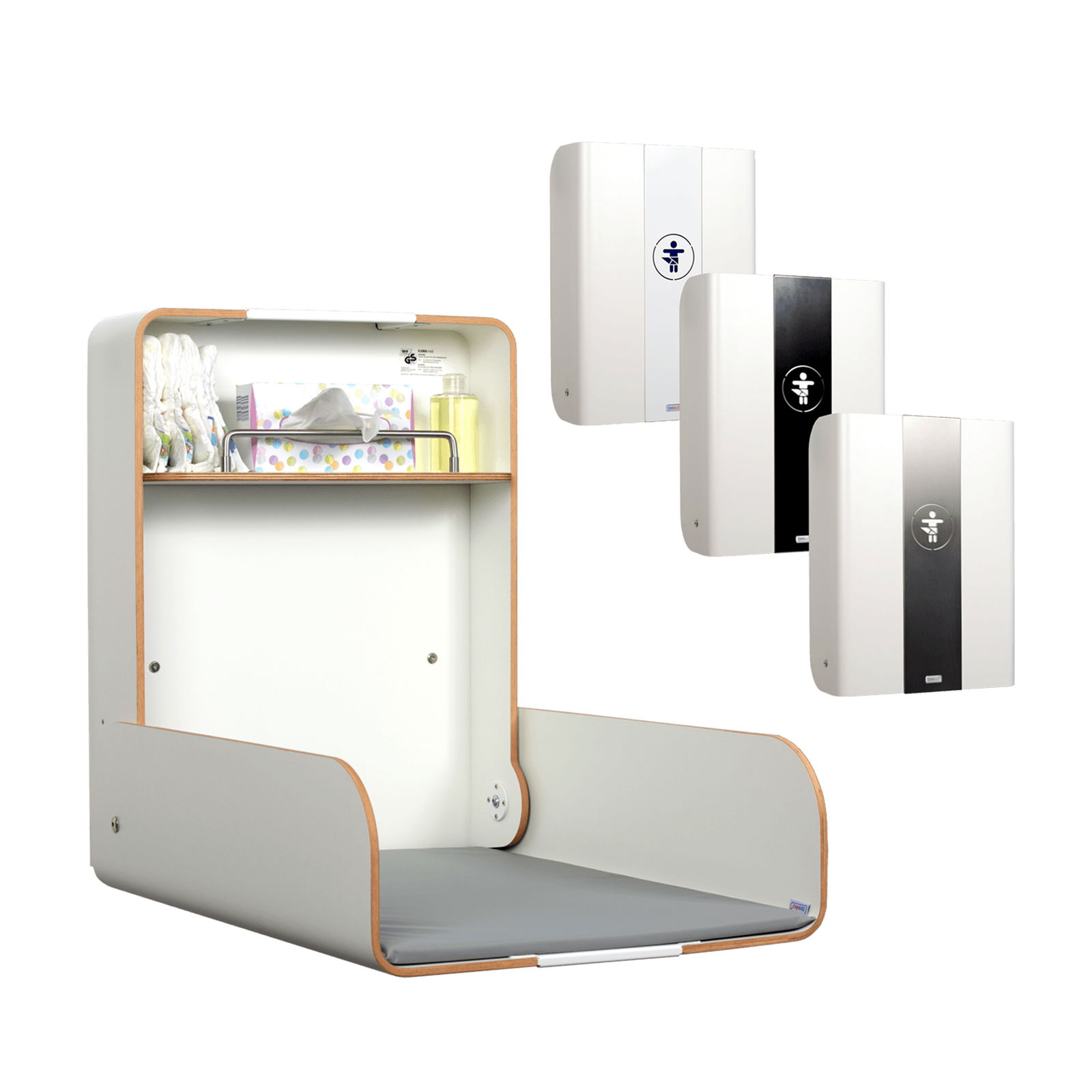 timkid KAWAmidi Wickeltisch weiss