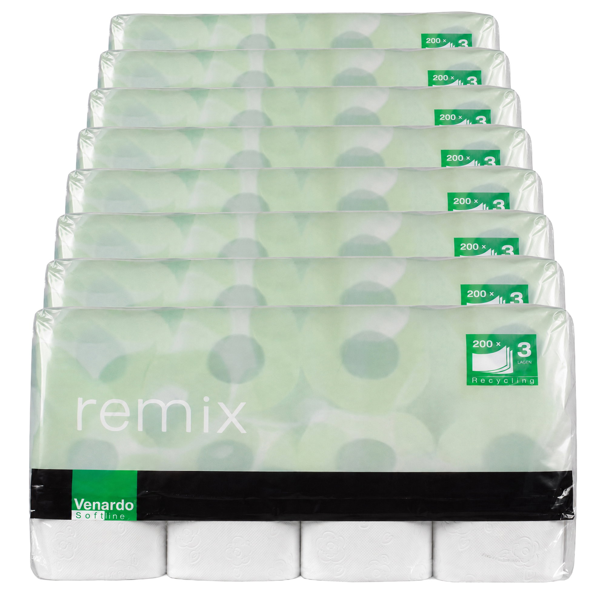 Toilettenpapier, Klopapier, Recyclingpapier, Rollenpaket, Softline