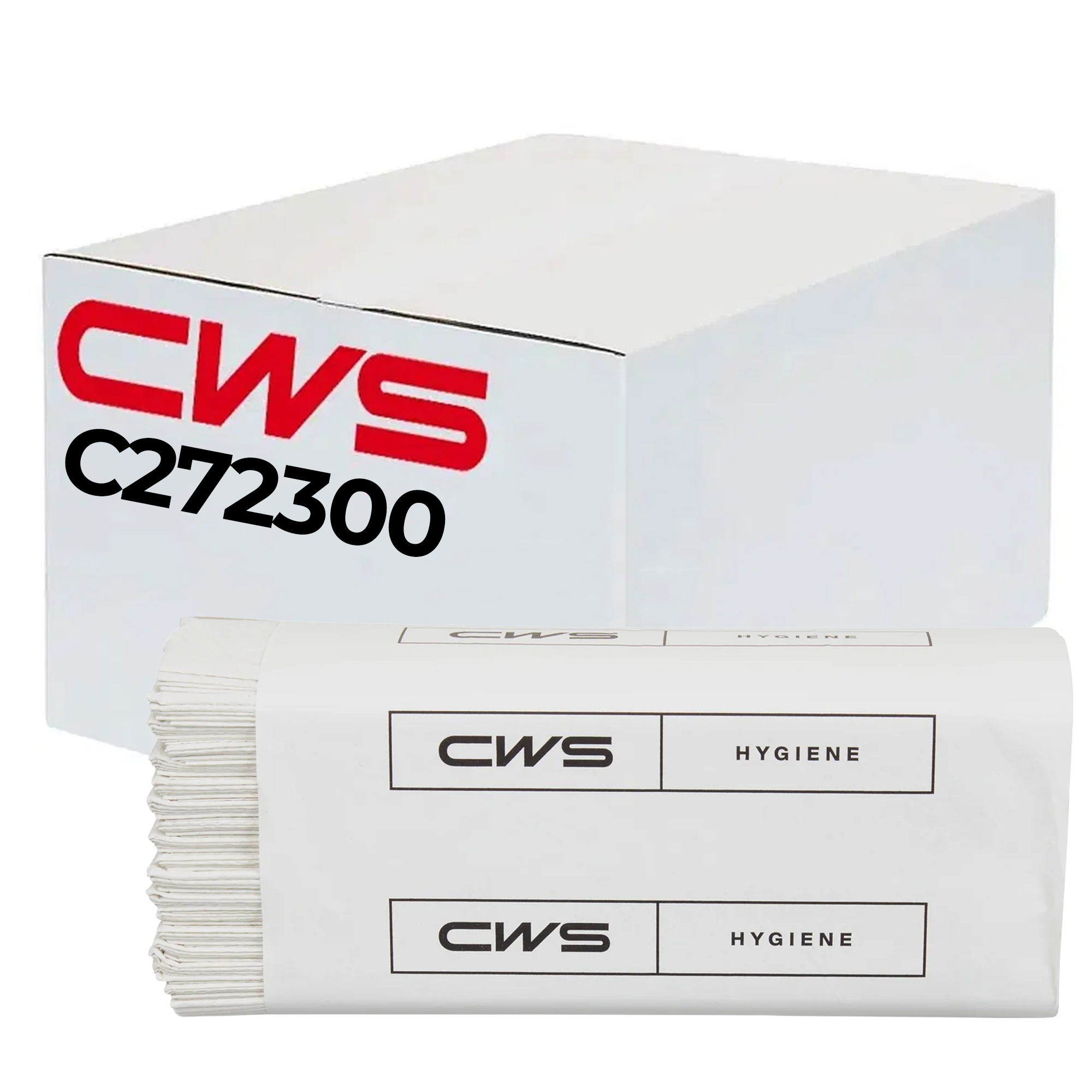 Papierhandtücher C-Falz | 2-lagig | Recycling | CWS PureLine