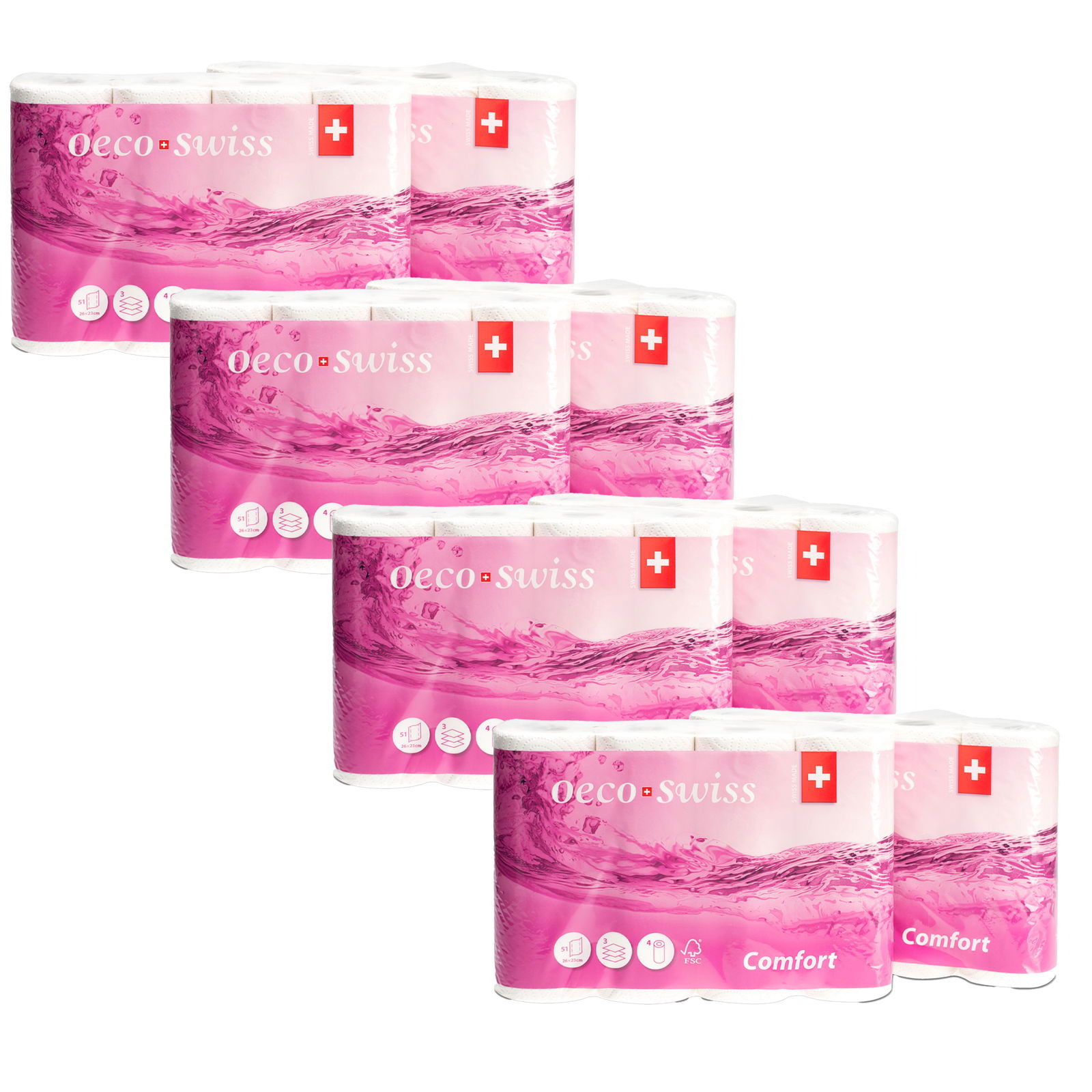 Haushaltspapier Oeco Swiss Comfort 3-lagig
