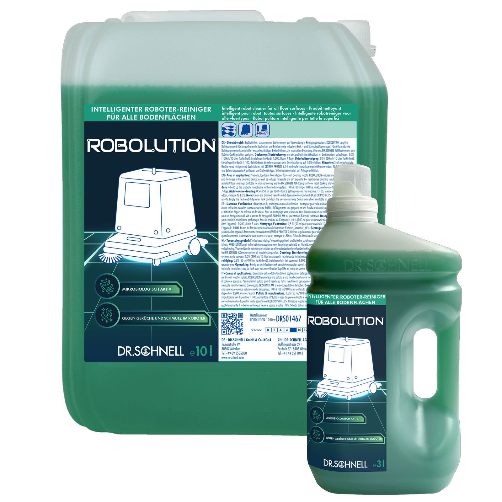 Dr. Schnell Robolution Bodenreiniger für Reinigungsroboter