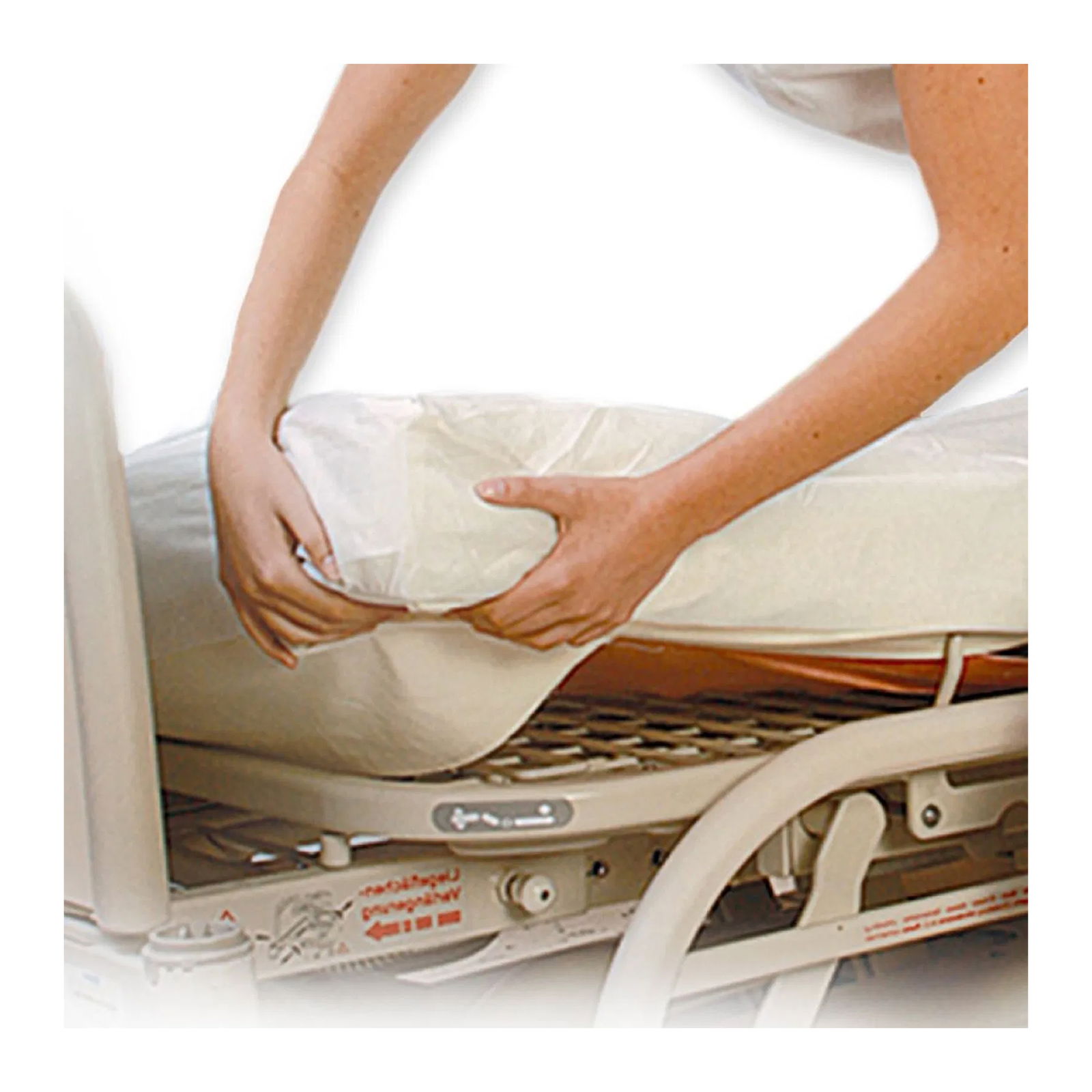 Mattress protector 240 x 150 cm polypropylene white