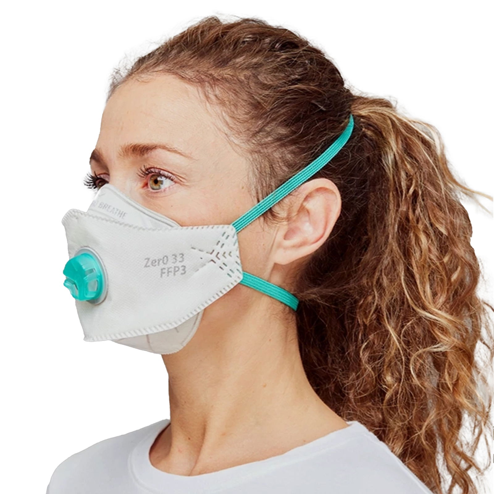 FFP3 respirator BLS Zer0 33 Flat, folding mask with valve, 8 pieces