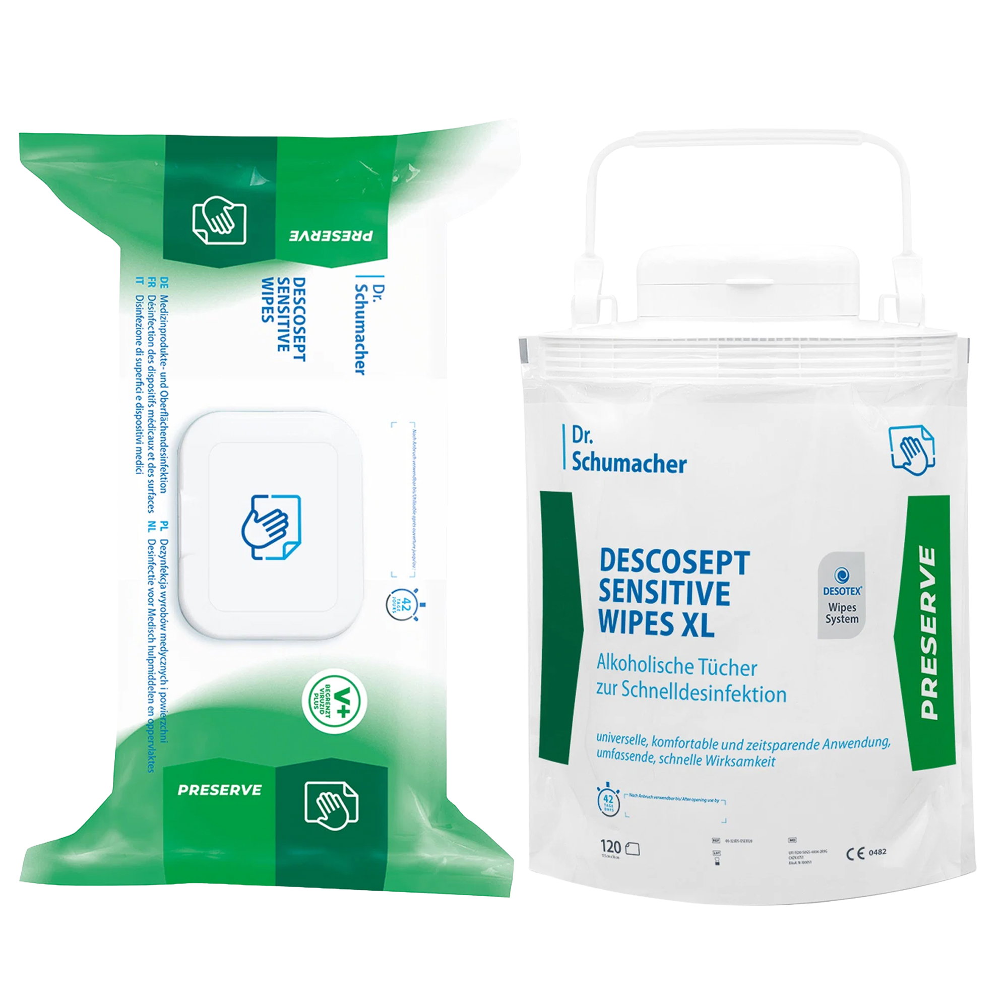 Salviettine disinfettanti | Dr. Schumacher Descosept Sensitive Wipes
