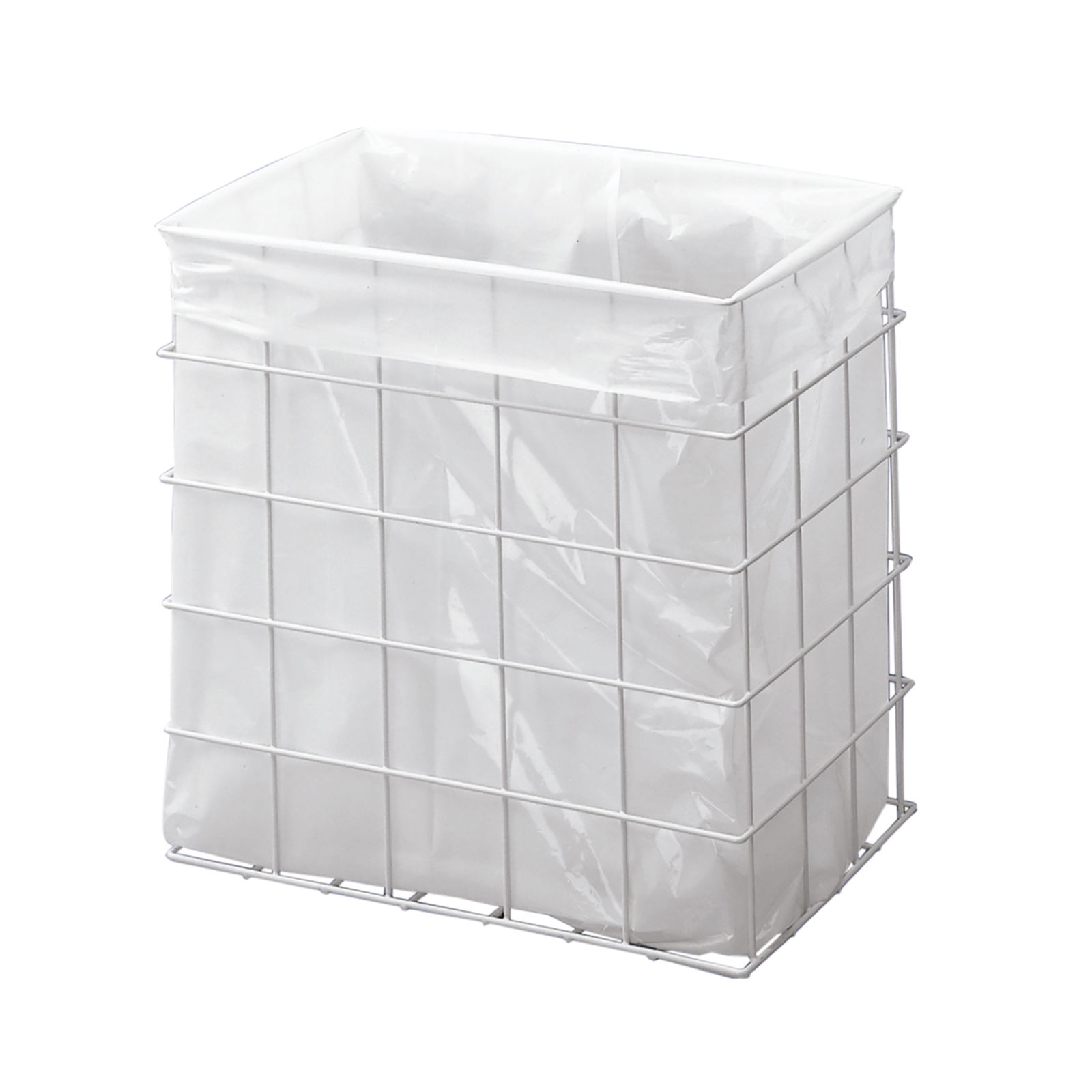 Ophardt 795100 Abfallkorb 18 Liter Edelstahl weiss SK 18 P