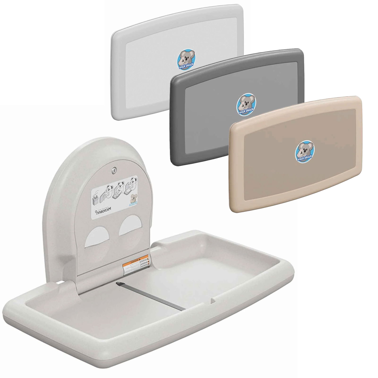 Horizontal changing table | foldable | with safety harness | Koala Care