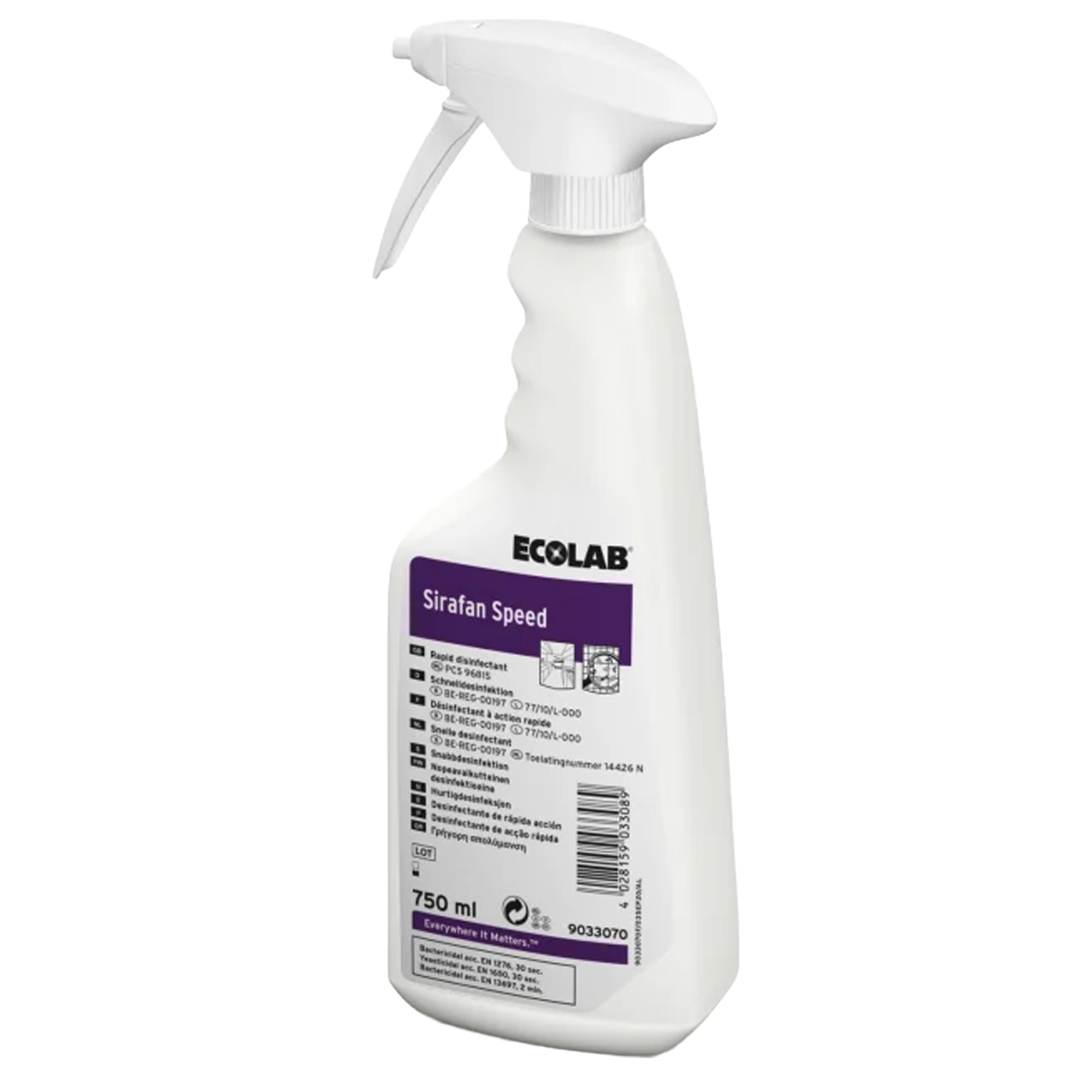 Désinfectant pour surfaces | Ecolab Sirafan Speed
