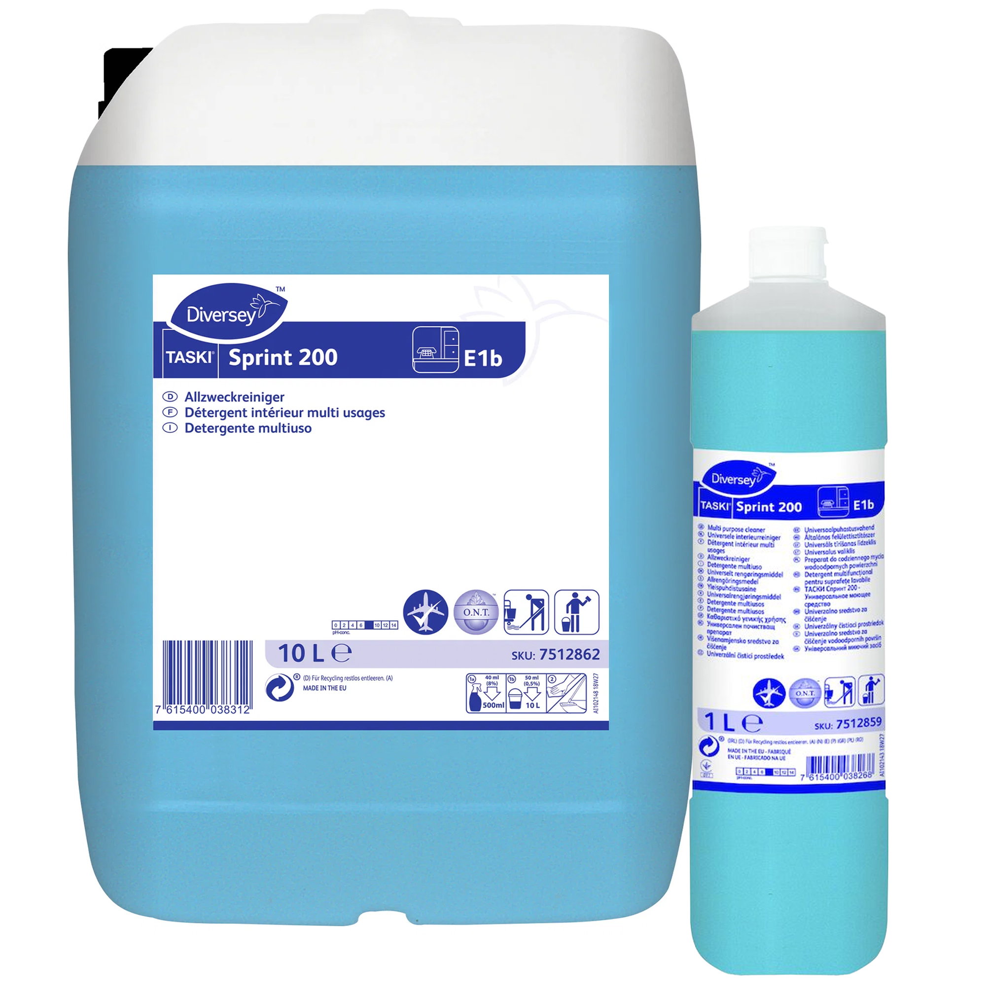 Detergente multiuso | Diversey TASKI Sprint 200 E1b