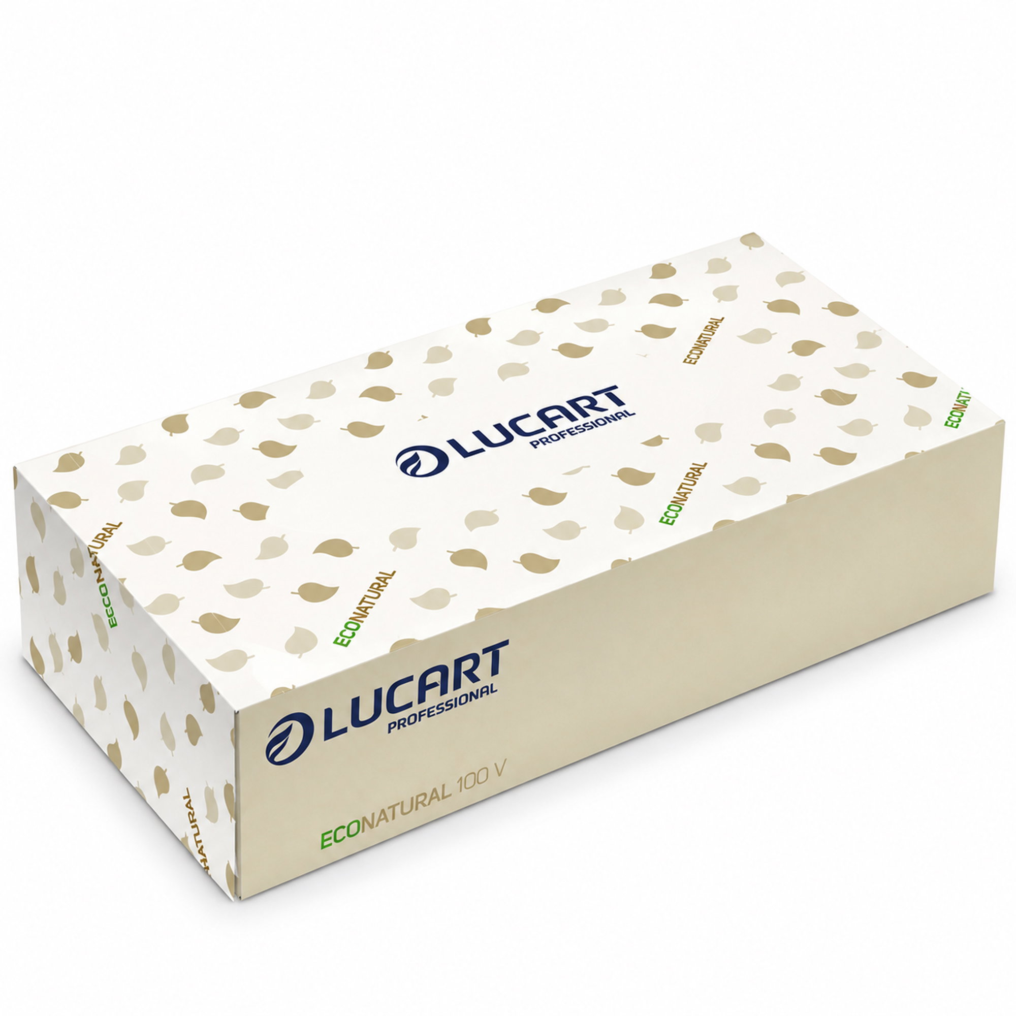 Kosmetiktücher Box | 2-lagig | Recycling | 100 Blatt | Lucart EcoNatural 100 V