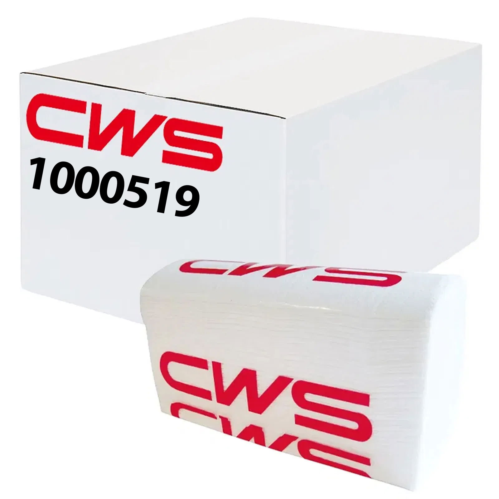 Asciugamani di carta piegati a V 2 veli in cellulosa CWS 1000519