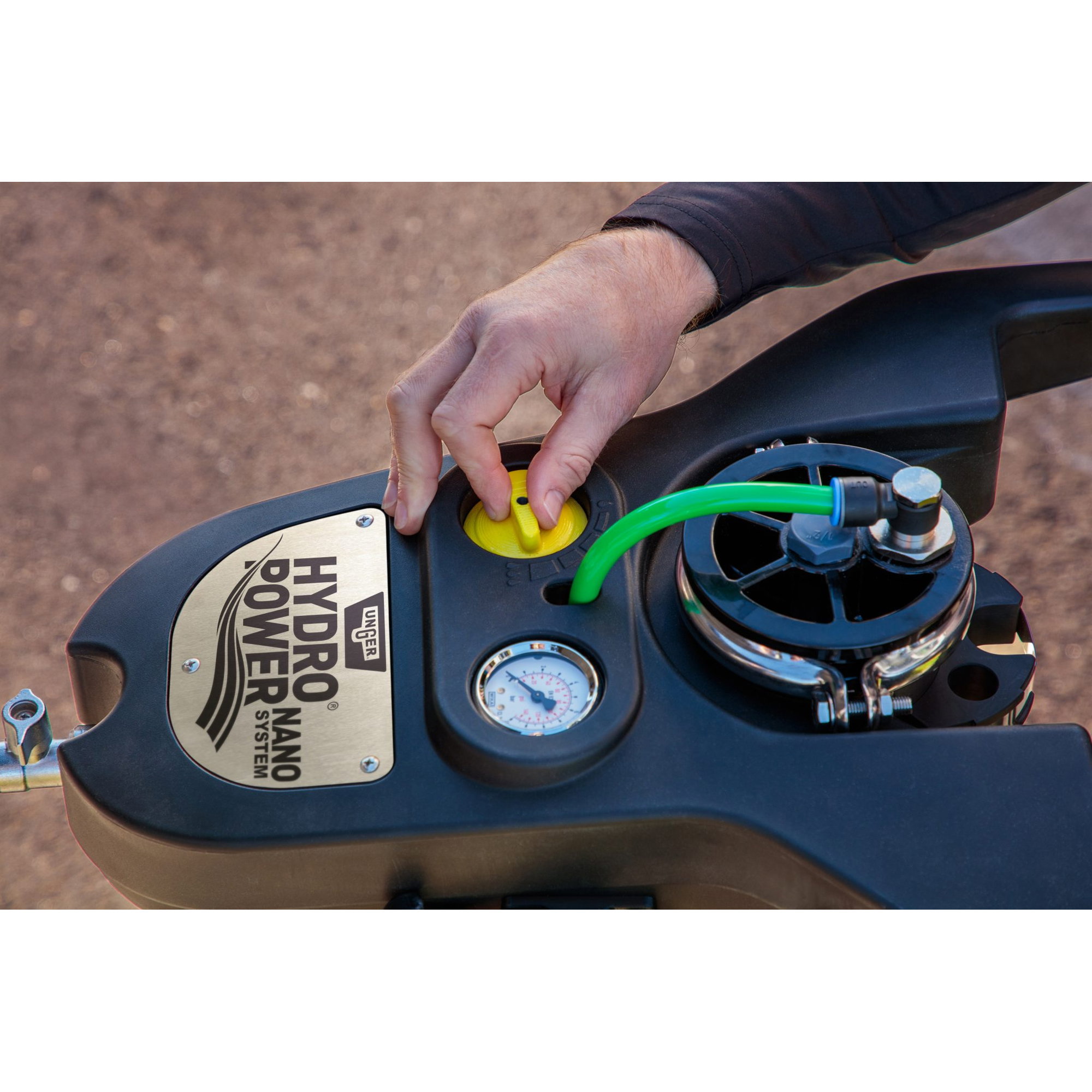 Druckluft, Hydro Nano Power, Pumpe, Gasdruck, Manometer