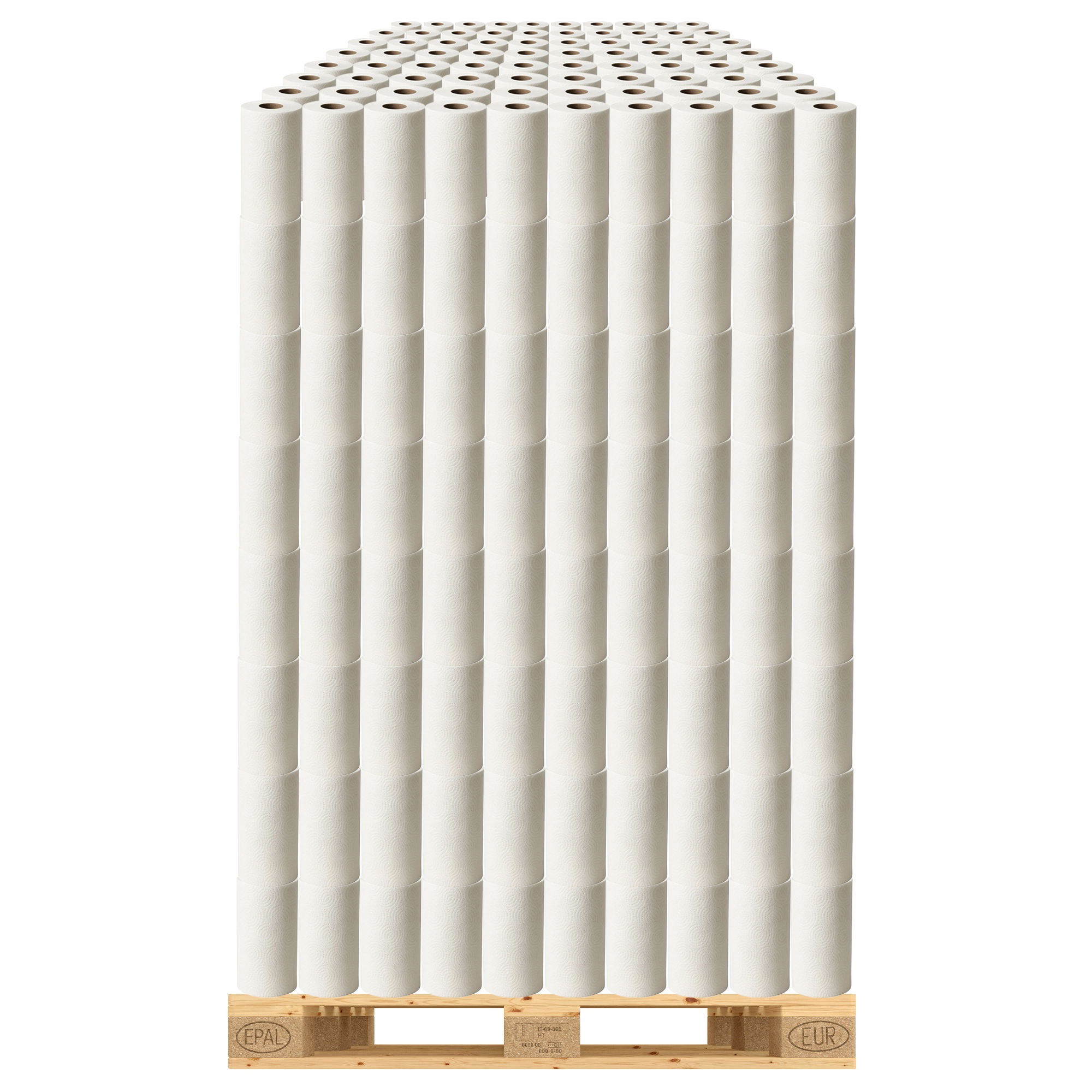 Pallet | carta per uso domestico | 3 strati | cellulosa | 120 fogli