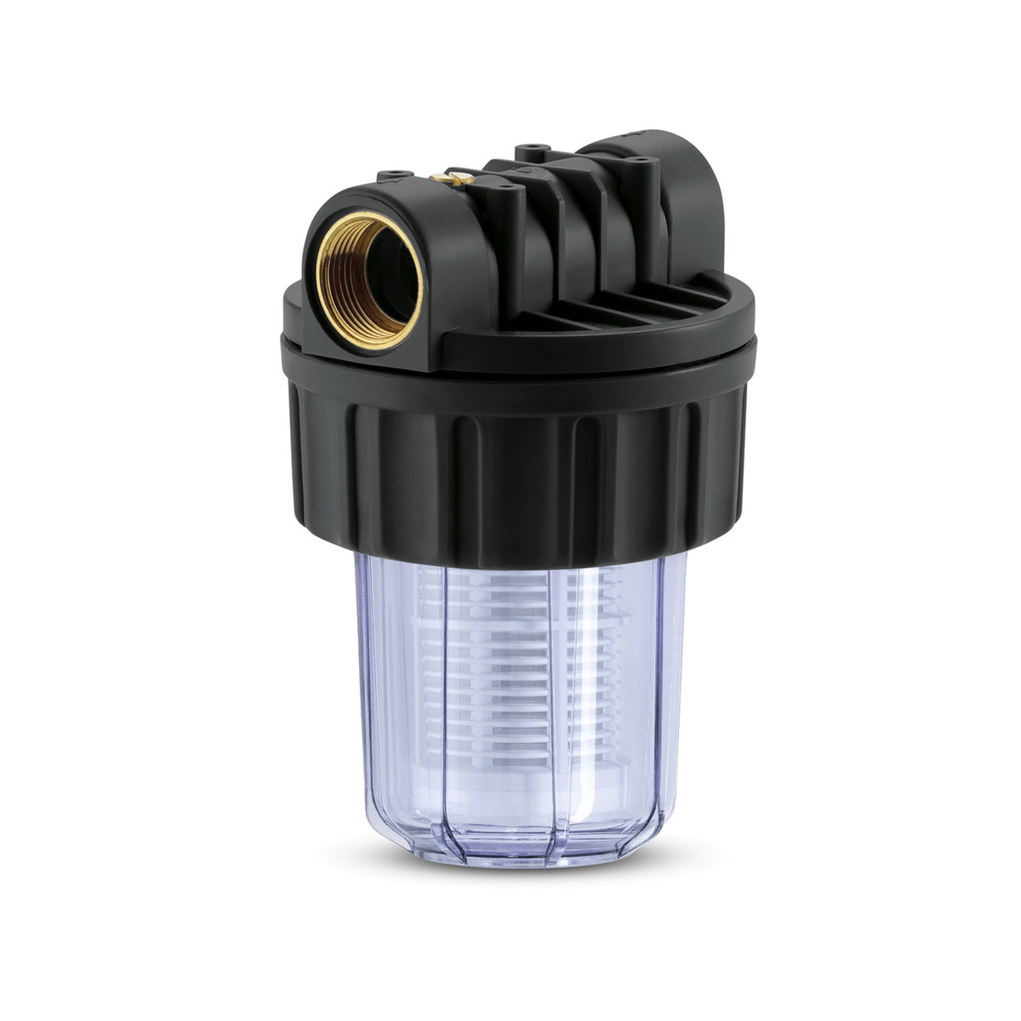 Filter, Waterproof, Hose Bibb, Clear Canister, Threaded Adapter
