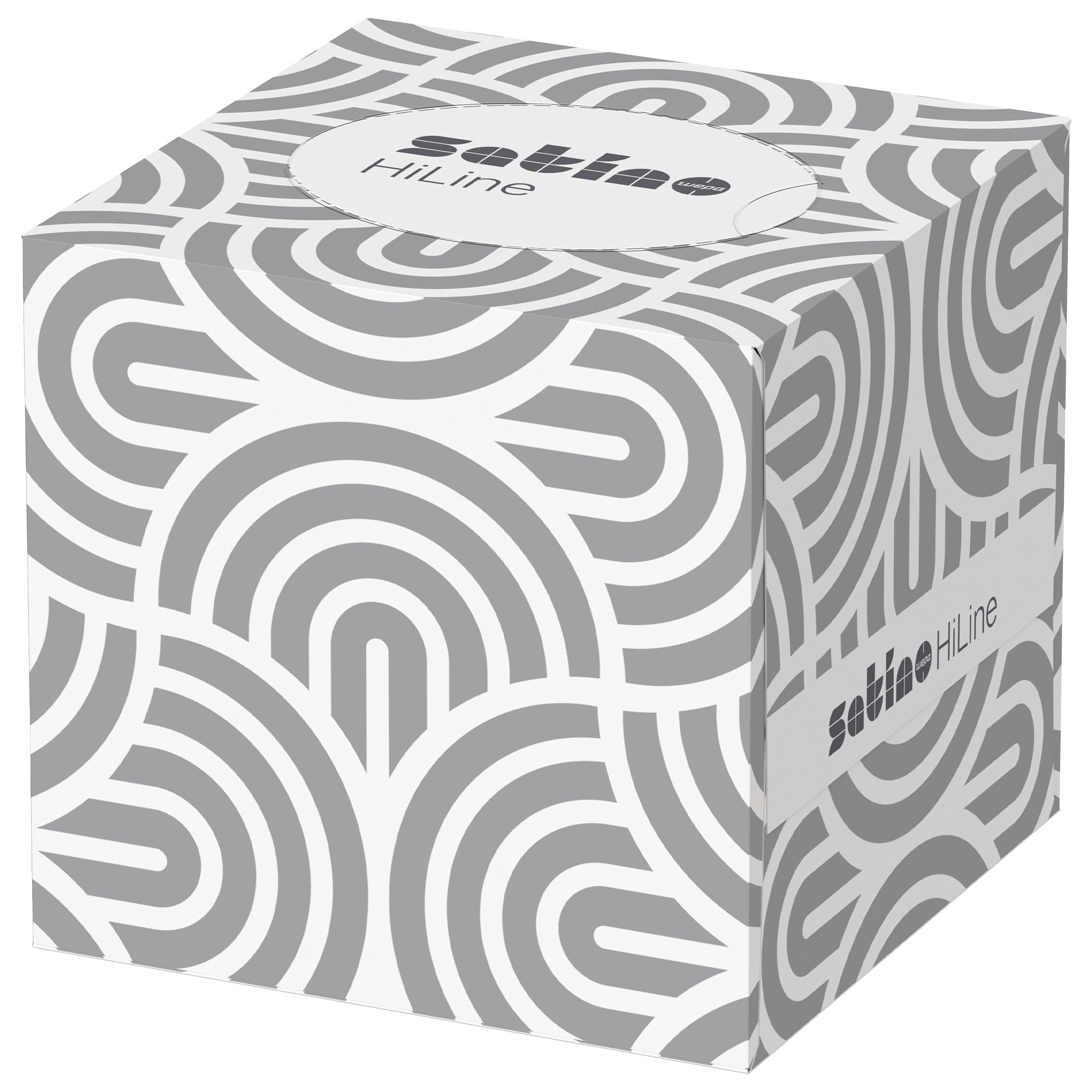 Box, Verpackung, Muster, Grau, Rundes-Logo