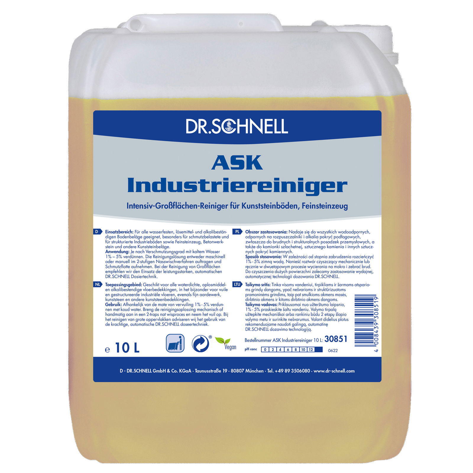 Dr Schnell ASK Industriereiniger 10 l Kanister