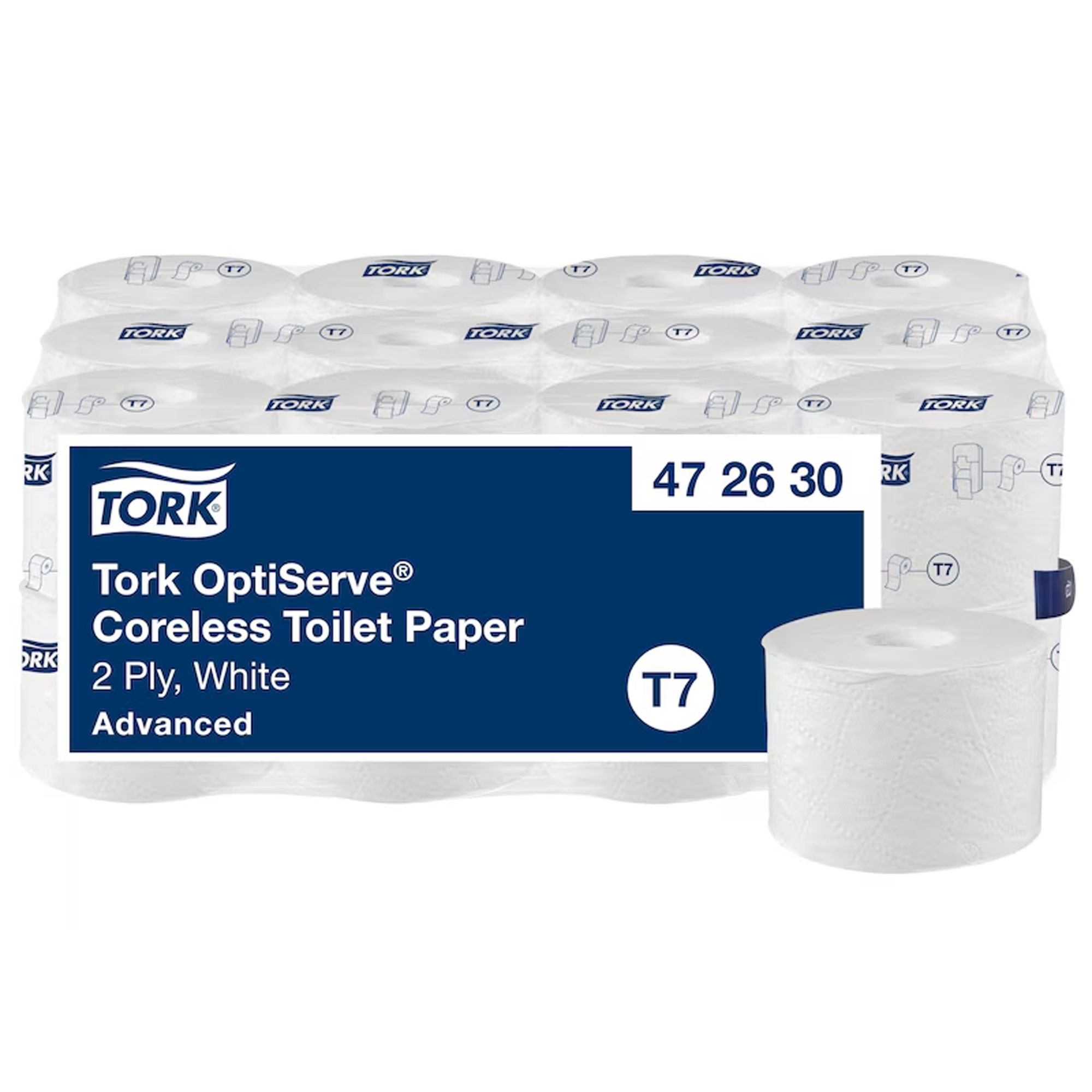 Toilettenpapier | 2-lagig | Recycling | 820 Blatt | Tork 472630 T7