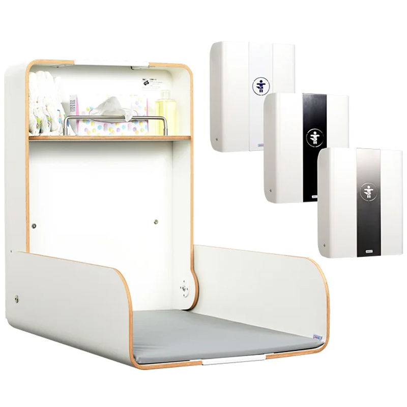 Wickeltisch Timkid Weiss Edelstahl Maxi