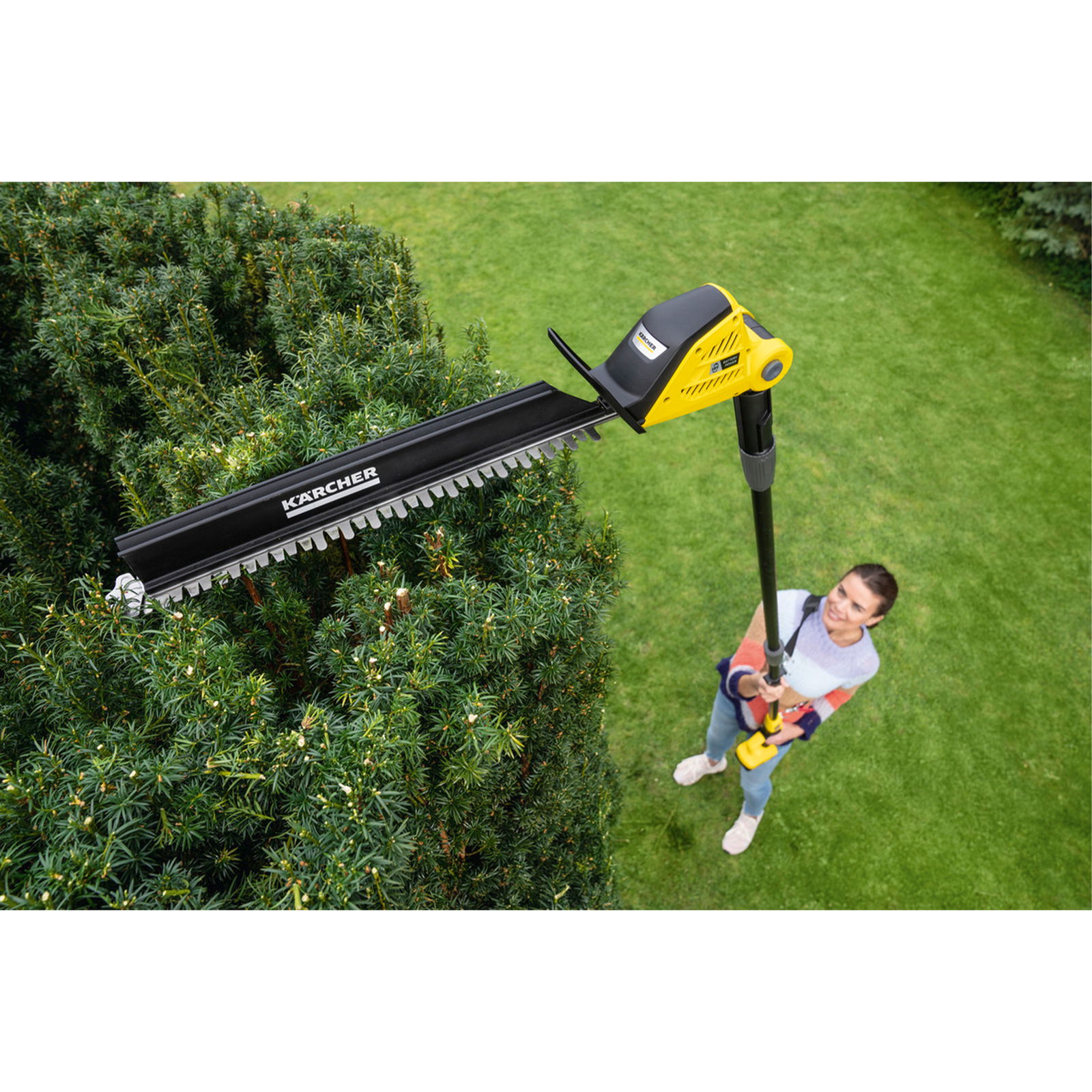 Cordless telescopic hedge trimmer Kärcher PHG 18-45 BATTERY