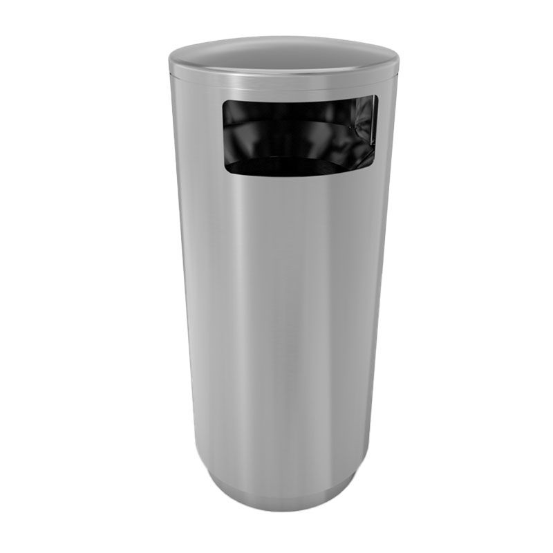 HELVETIAbin waste garbage can stainless steel 110l free-standing