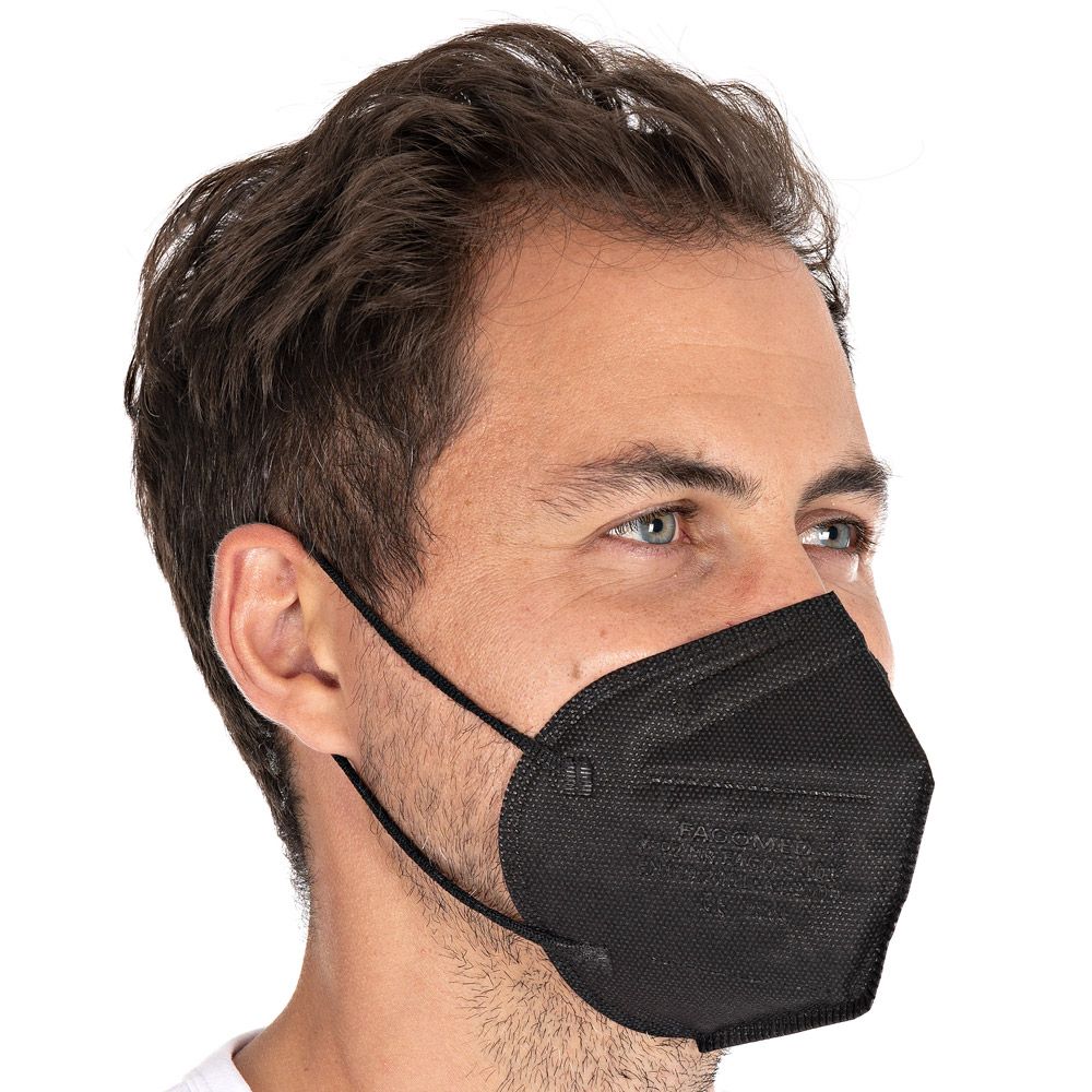FFP2 respirator with ear loops