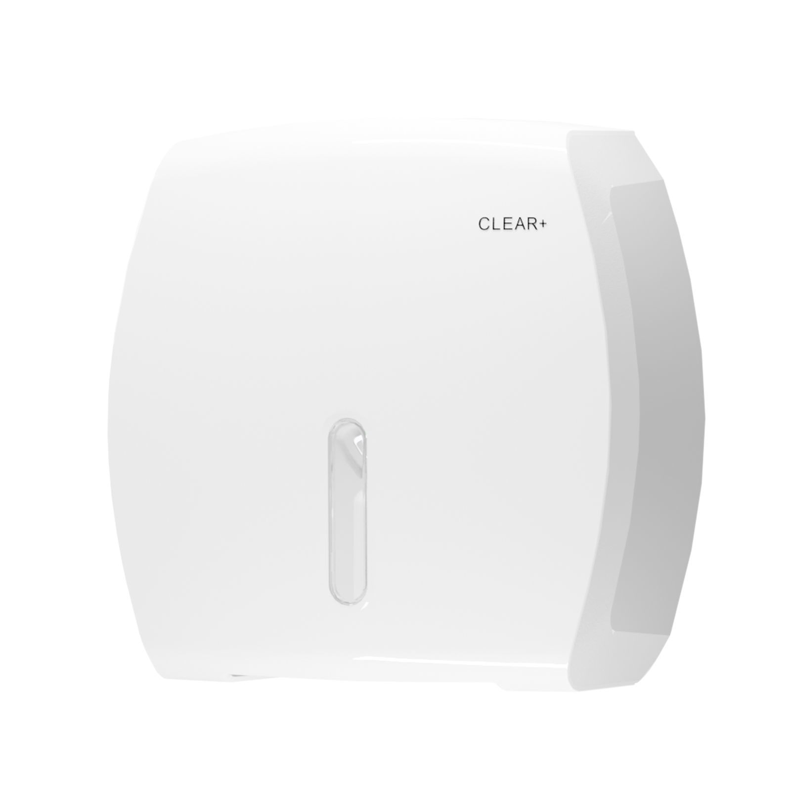 1701512 Clear+ Jumbo Toilettenpapierspender weiß