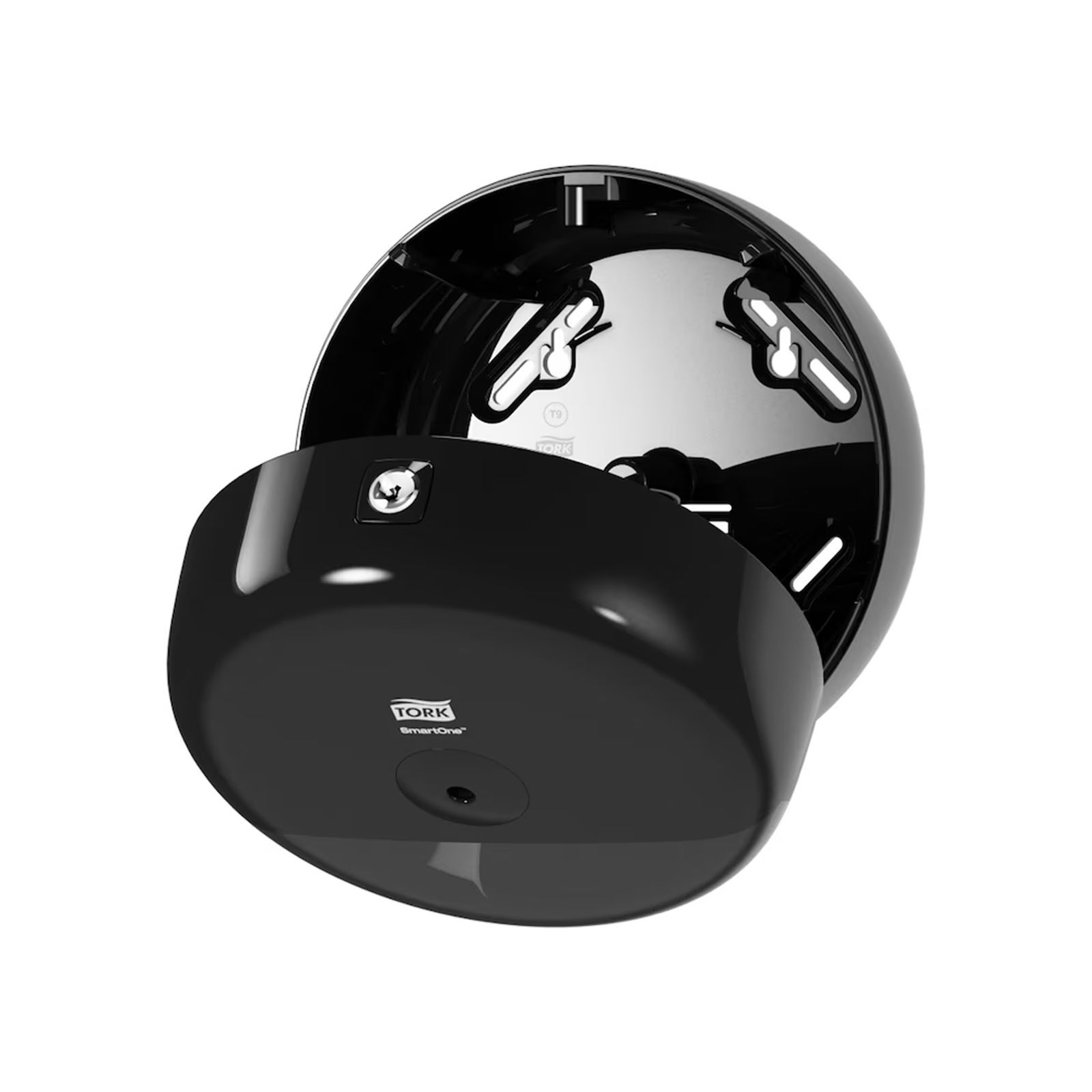 Tork 681008 Toilettenpapierspender T9 SmartOne Mini schwarz offen