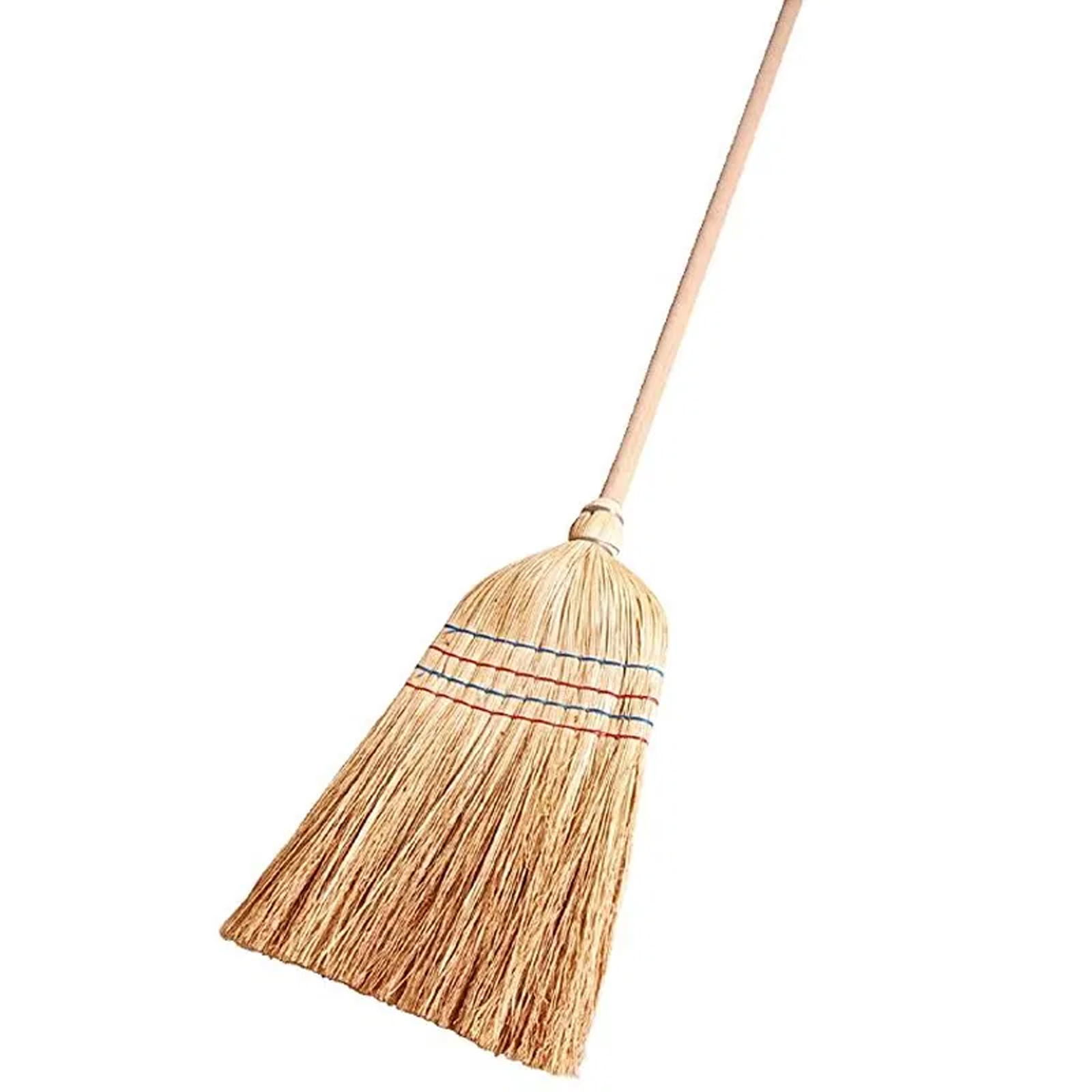 Rice broom 4-band beech wood 105 cm