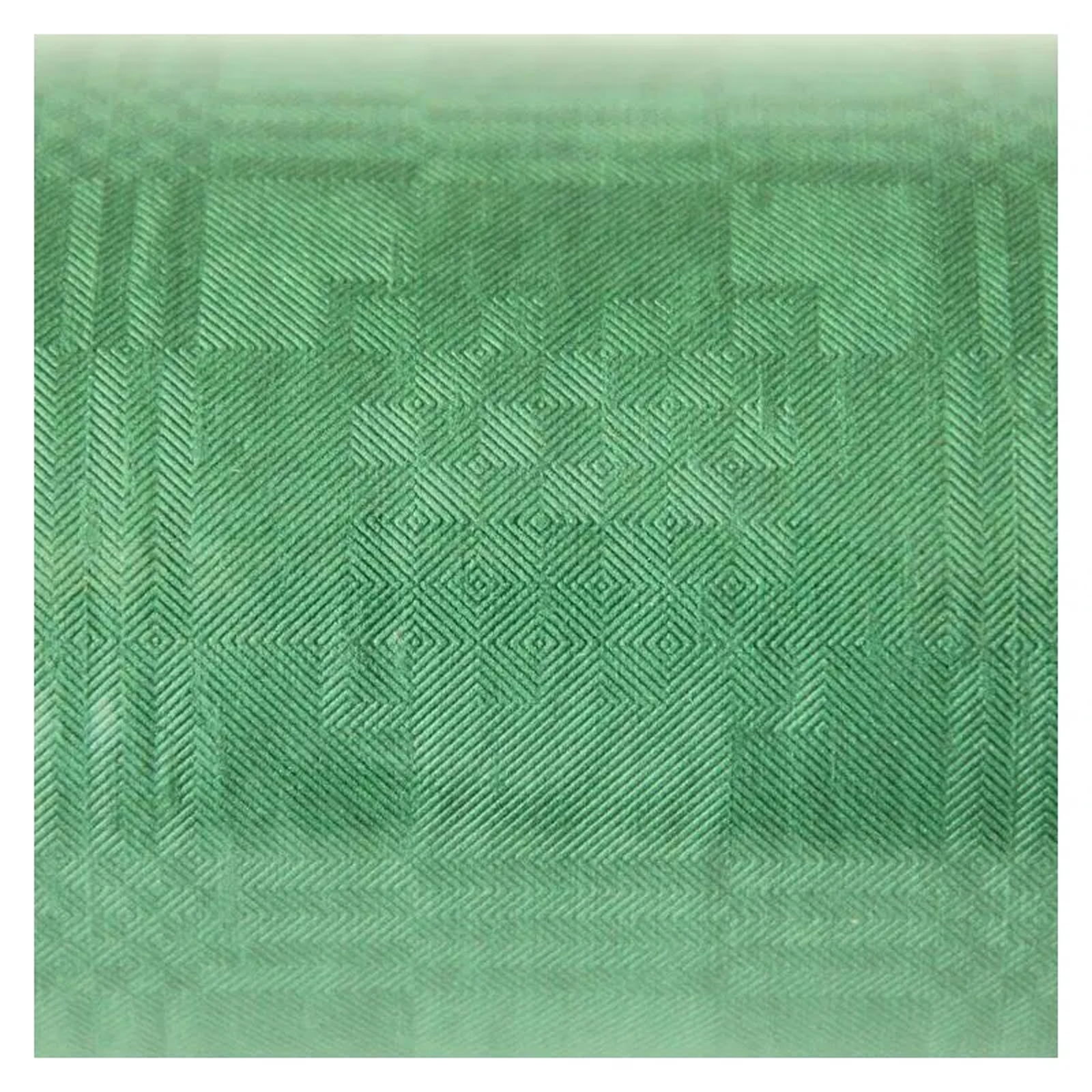Rouleau de nappe vert damassé 45 m × 100 cm