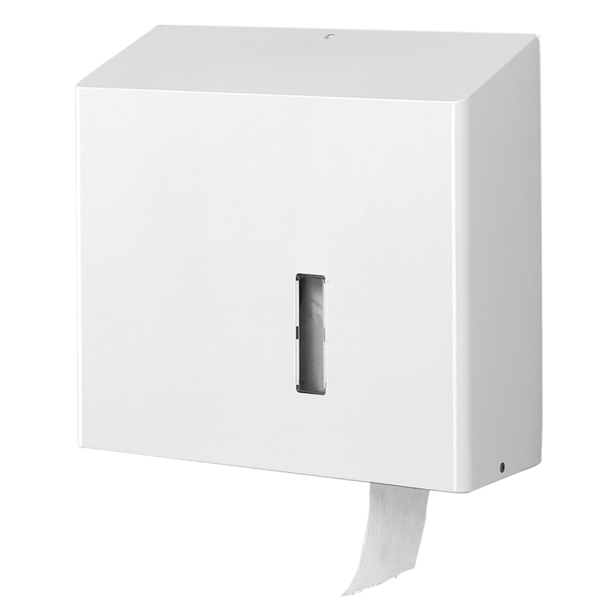 Papierspender, Spendersystem, Wandmontage, Weiß, Kassette/Schlitzpapierspender