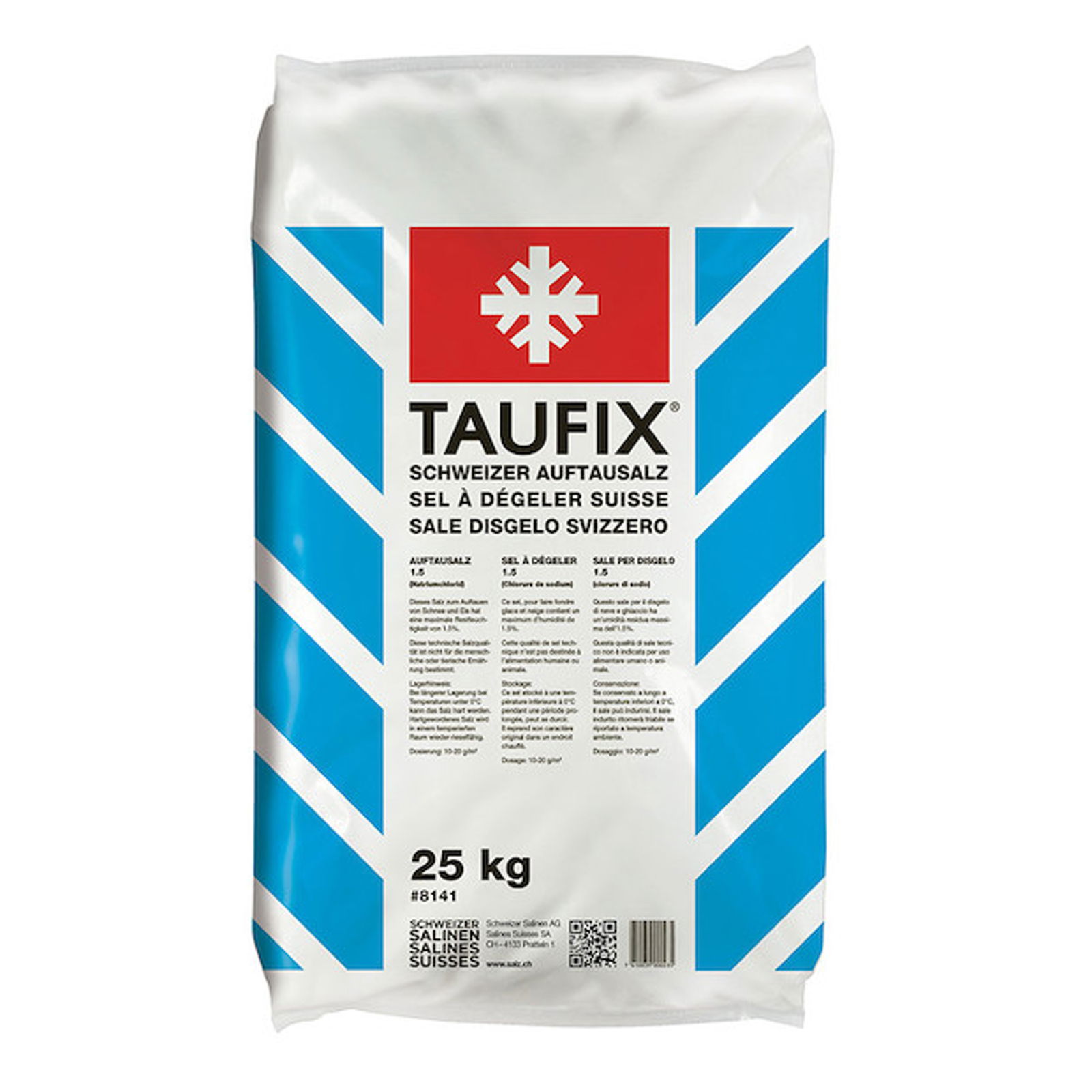 Streusalz | 25 kg | TAUFIX Schweizer Auftausalz