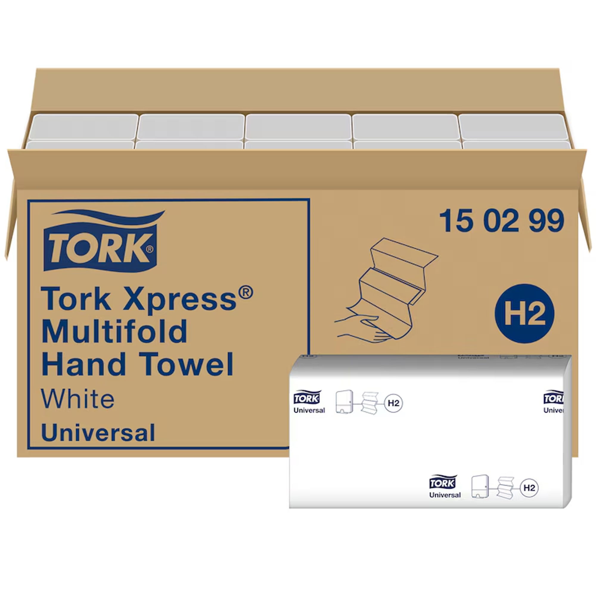Paper towels Z-fold | 2-ply | recycled | Tork 150299 H2