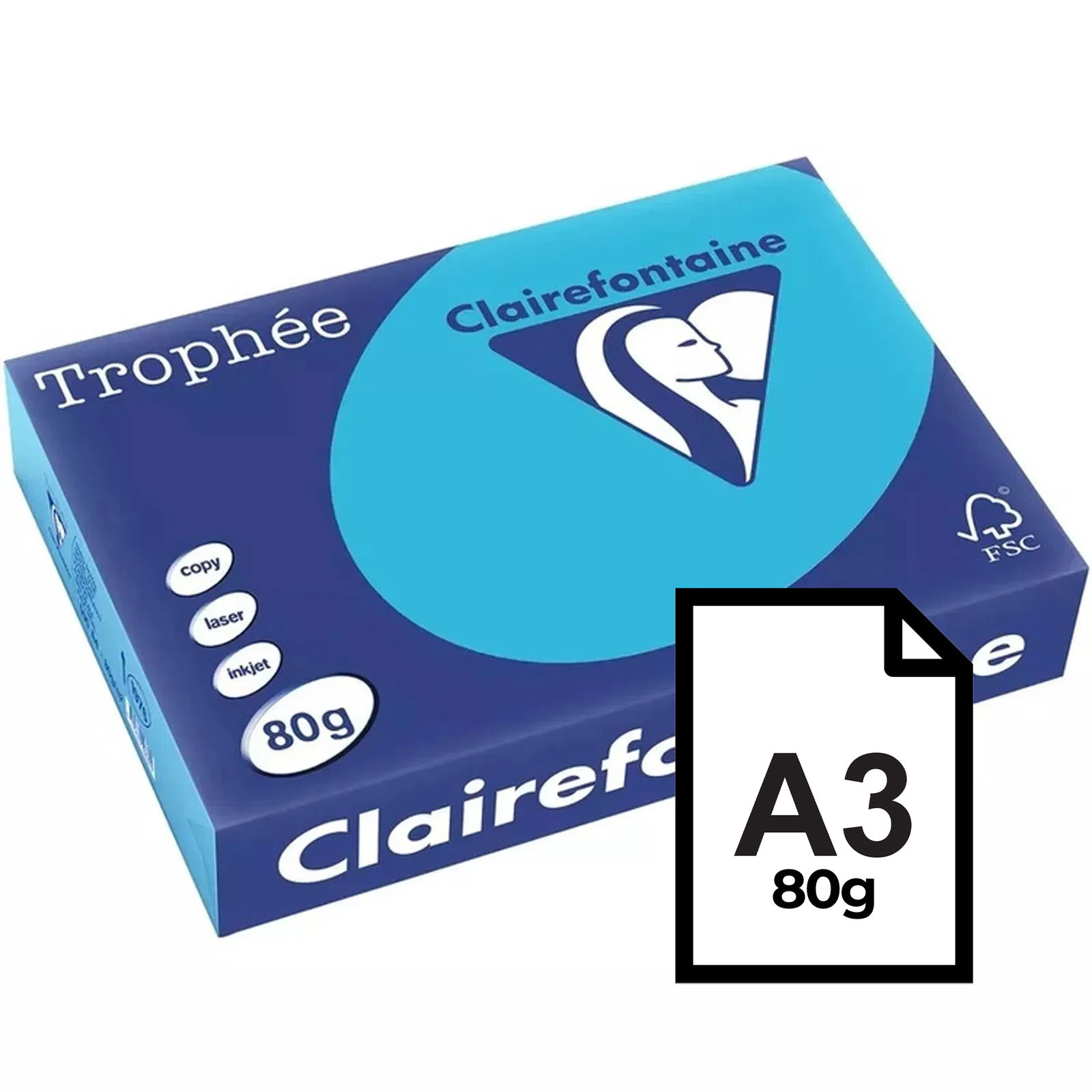 Papier à copier Trophée Clairefontaine | A3 | 80 g