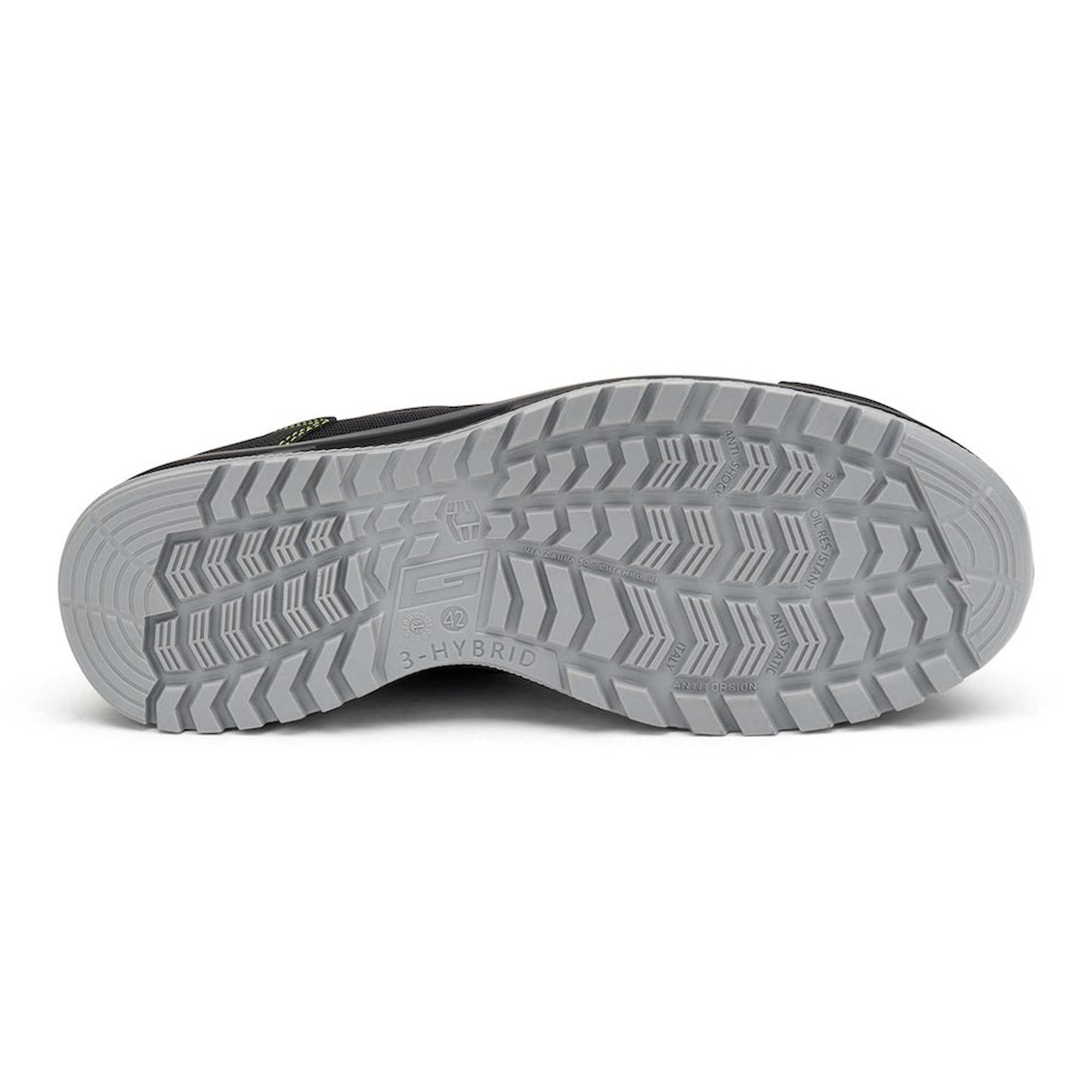 Sneaker, Gummi-Sohle, Laufschuh, Hybrid, Größe 42